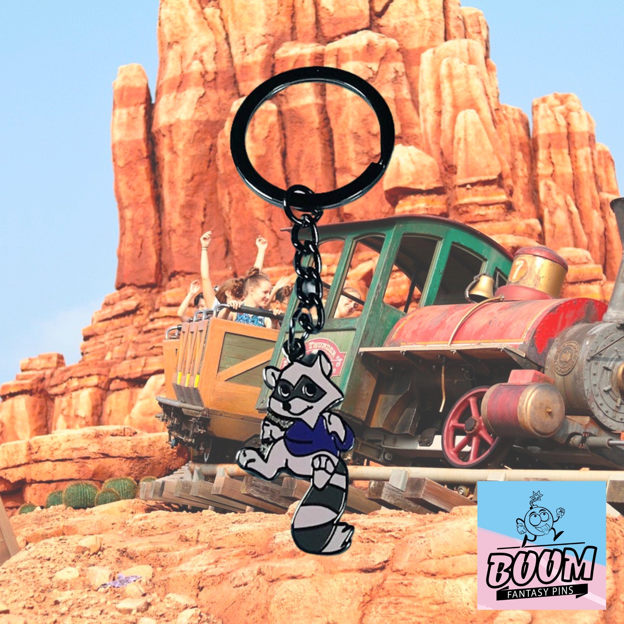 Porte-clés – Raton laveur de Robin des Bois – Disney Fantasy