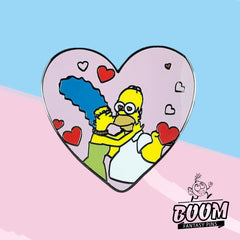 Pin – Homer Simpson y Marge Simpson de Los Simpson – Disney Fantasy