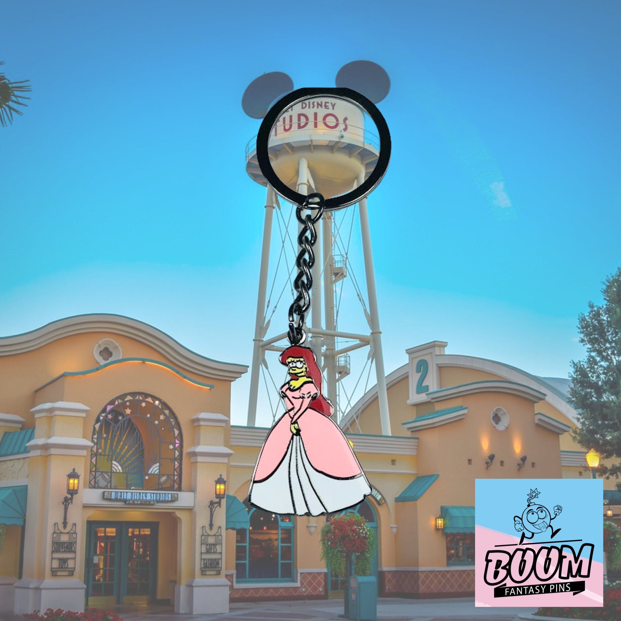 Porte-clés – Lisa Simpson des Simpson (Disney Fantasy)