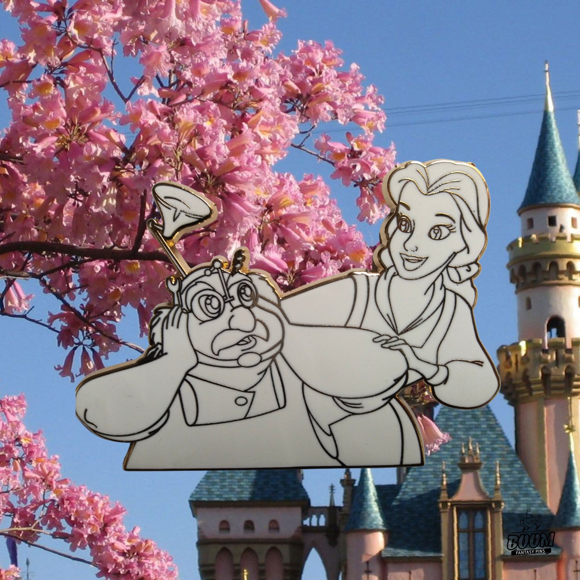 Pin – Bella y Mauricio de La Bella y la Bestia – Disney Fantasy