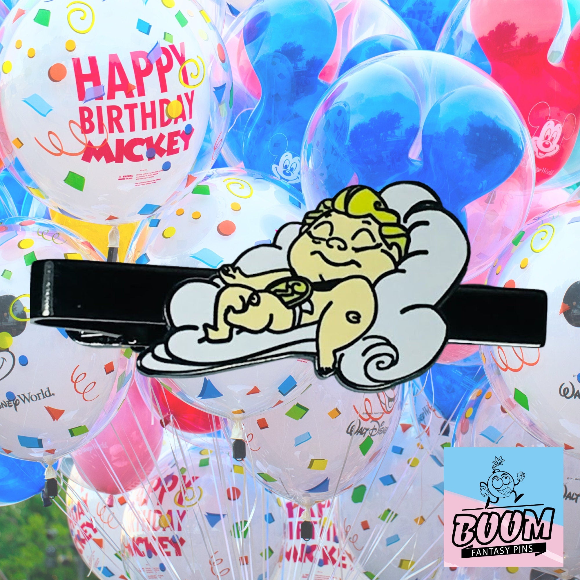 Pinza de corbata – Zeus niño durmiendo de Hércules – Disney Fantasy