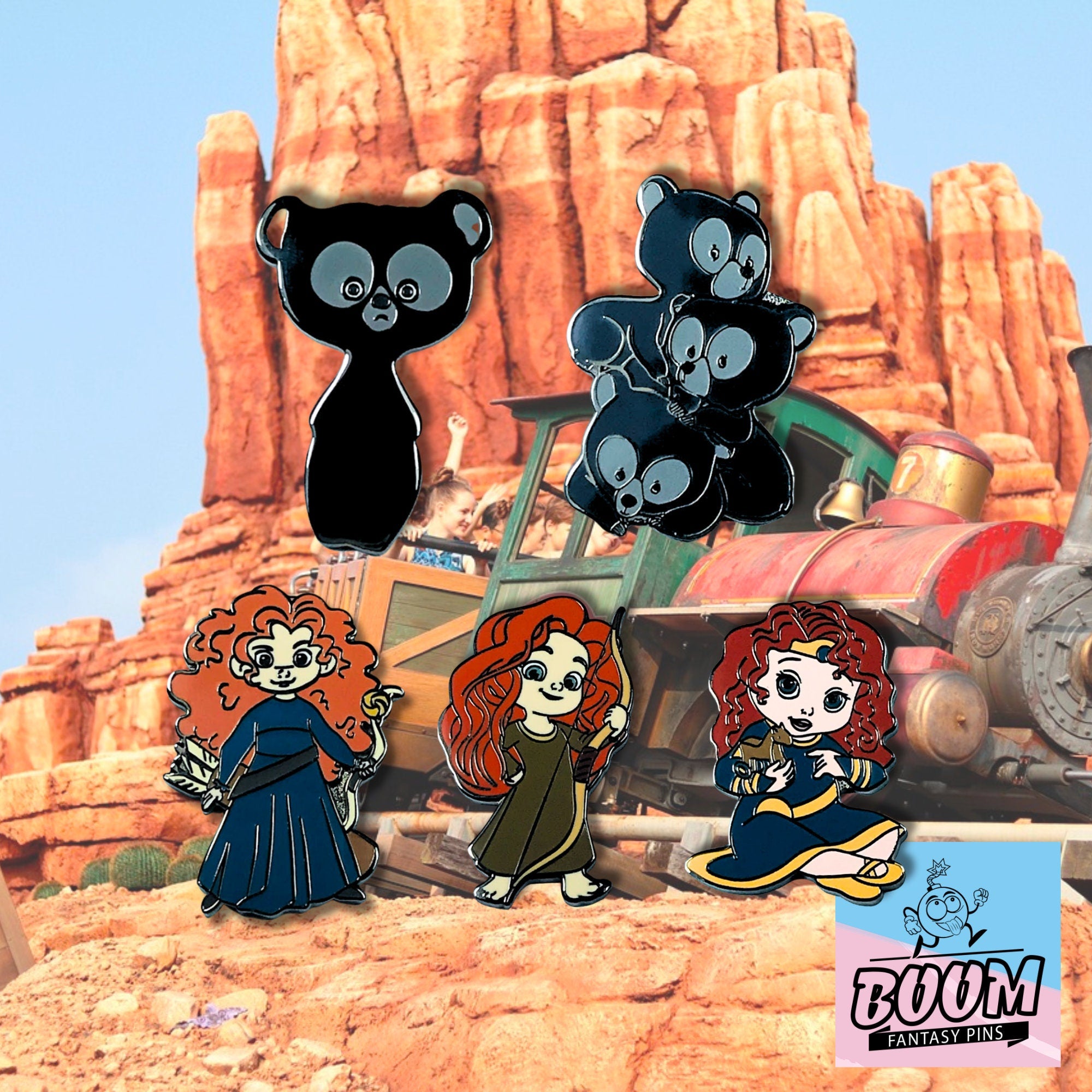 Pin – Mérida de Valiente – Disney Fantasy