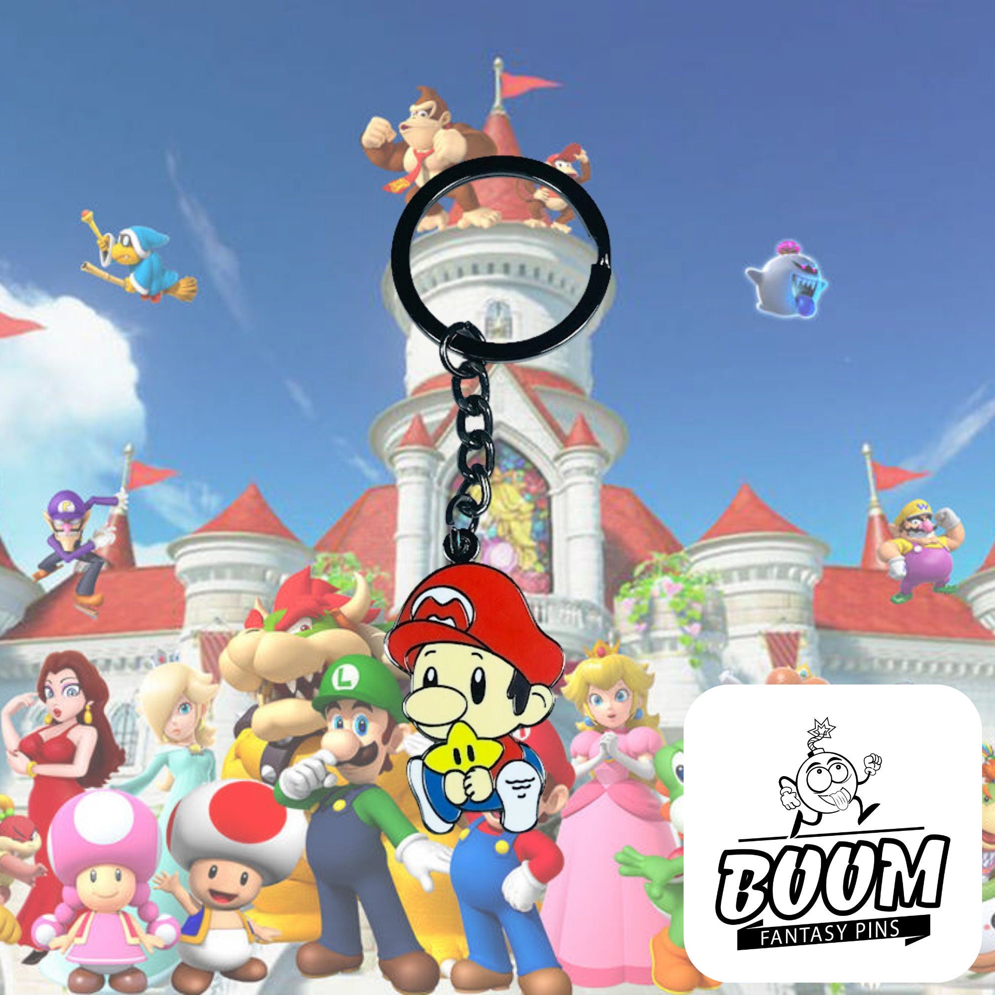 Keychain – Mario from Super Mario Bros – Nintendo Franchise