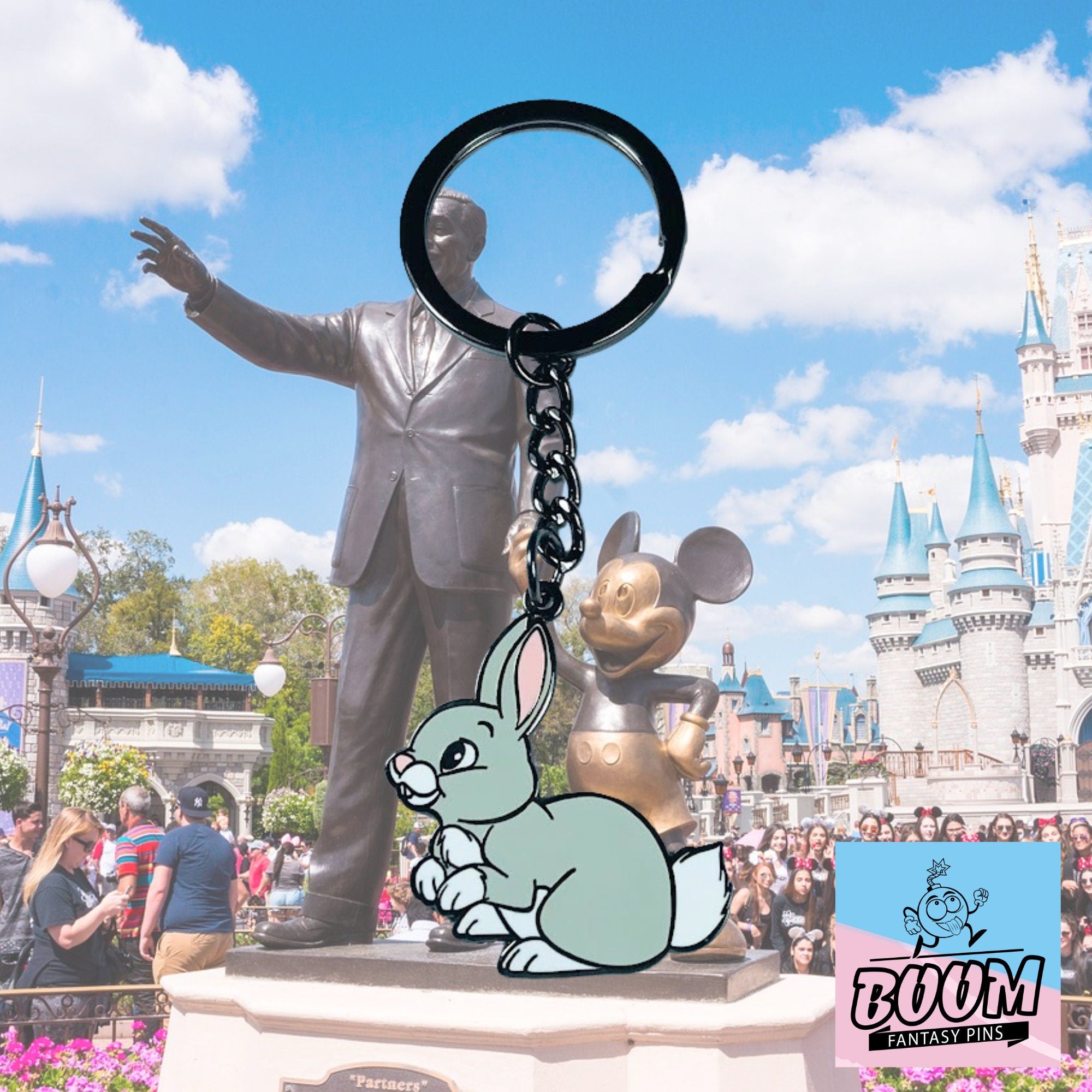 Llavero – Conejo de Blancanieves y los Siete Enanitos – Disney Fantasy