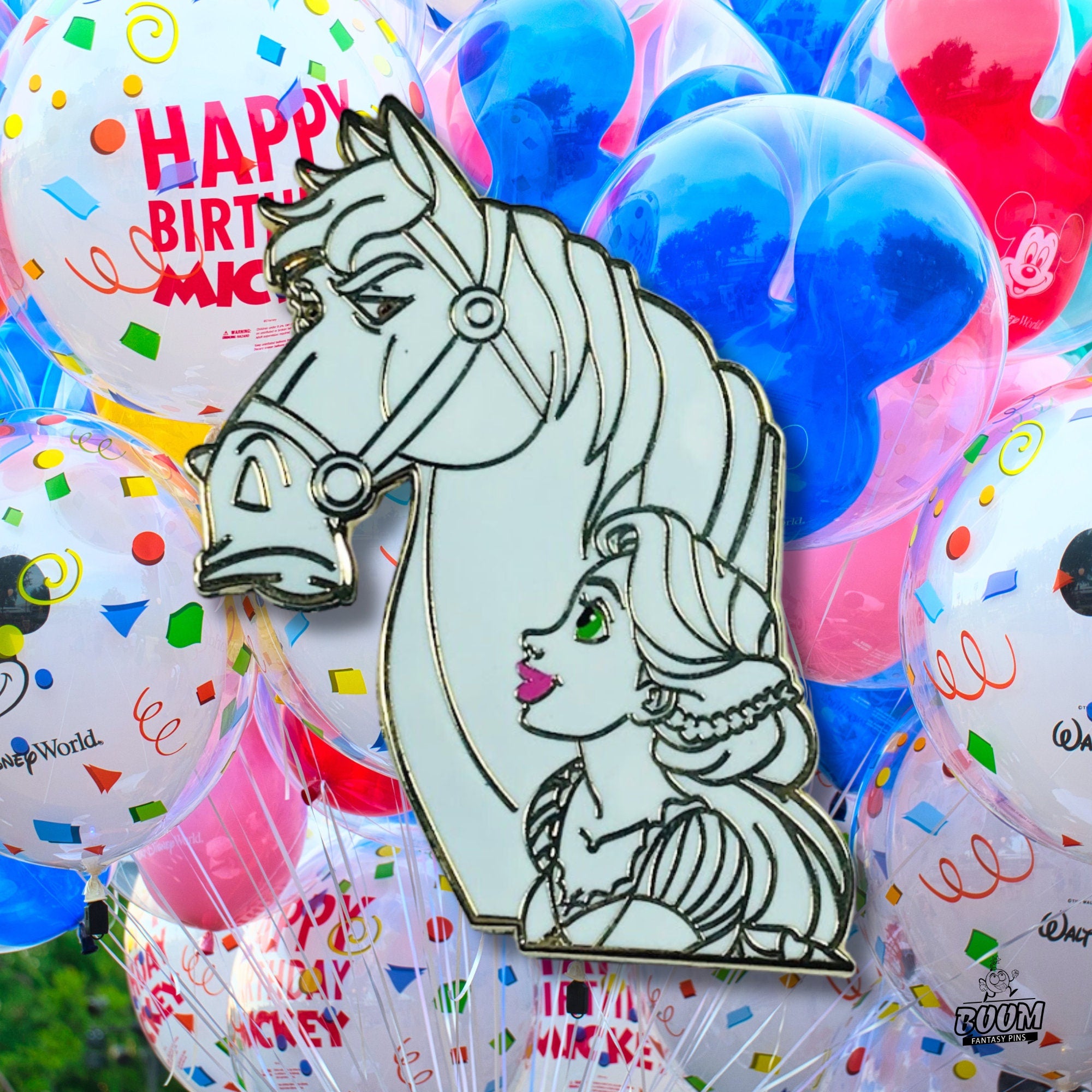 Pin's – Raiponce et Maximus du film Raiponce – Disney Fantasy