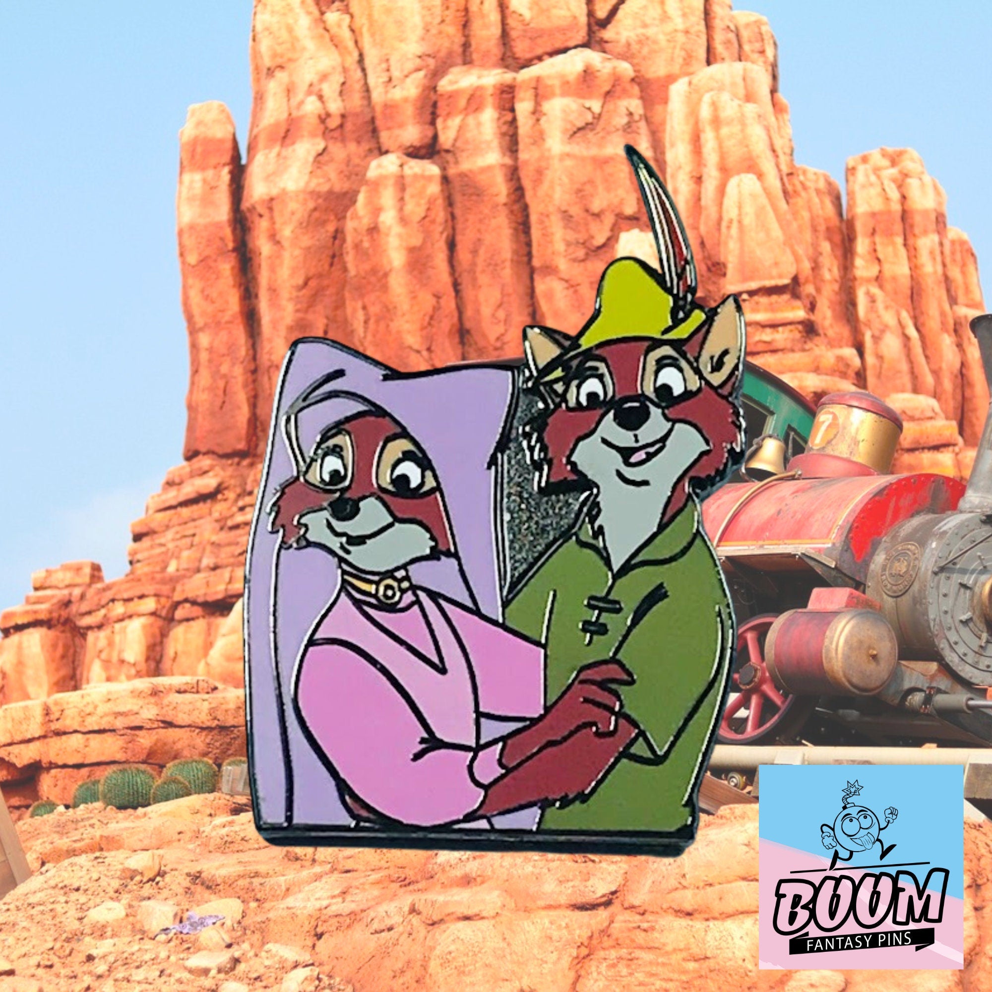 Pin – Maid Marian and Robin Hood from Robin Hood – Disney Fantasy