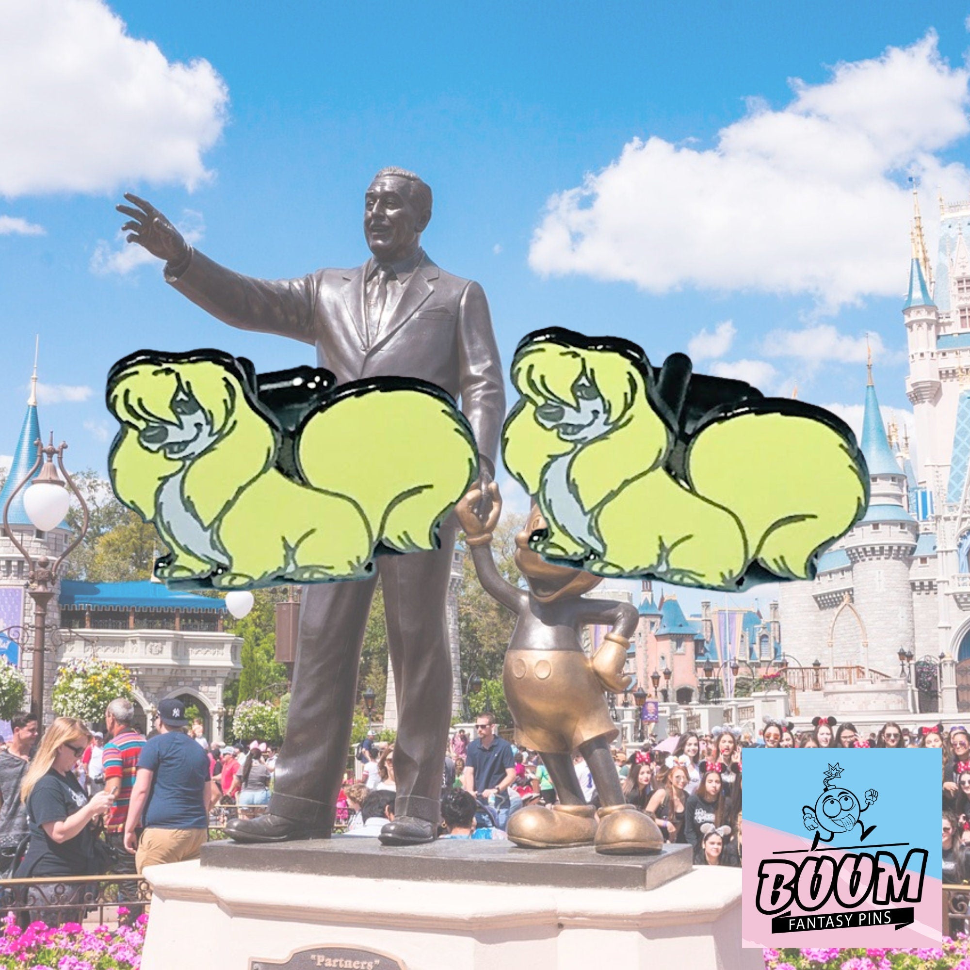 Boutons de manchette – Peg de La Belle et le Clochard – Disney Fantasy