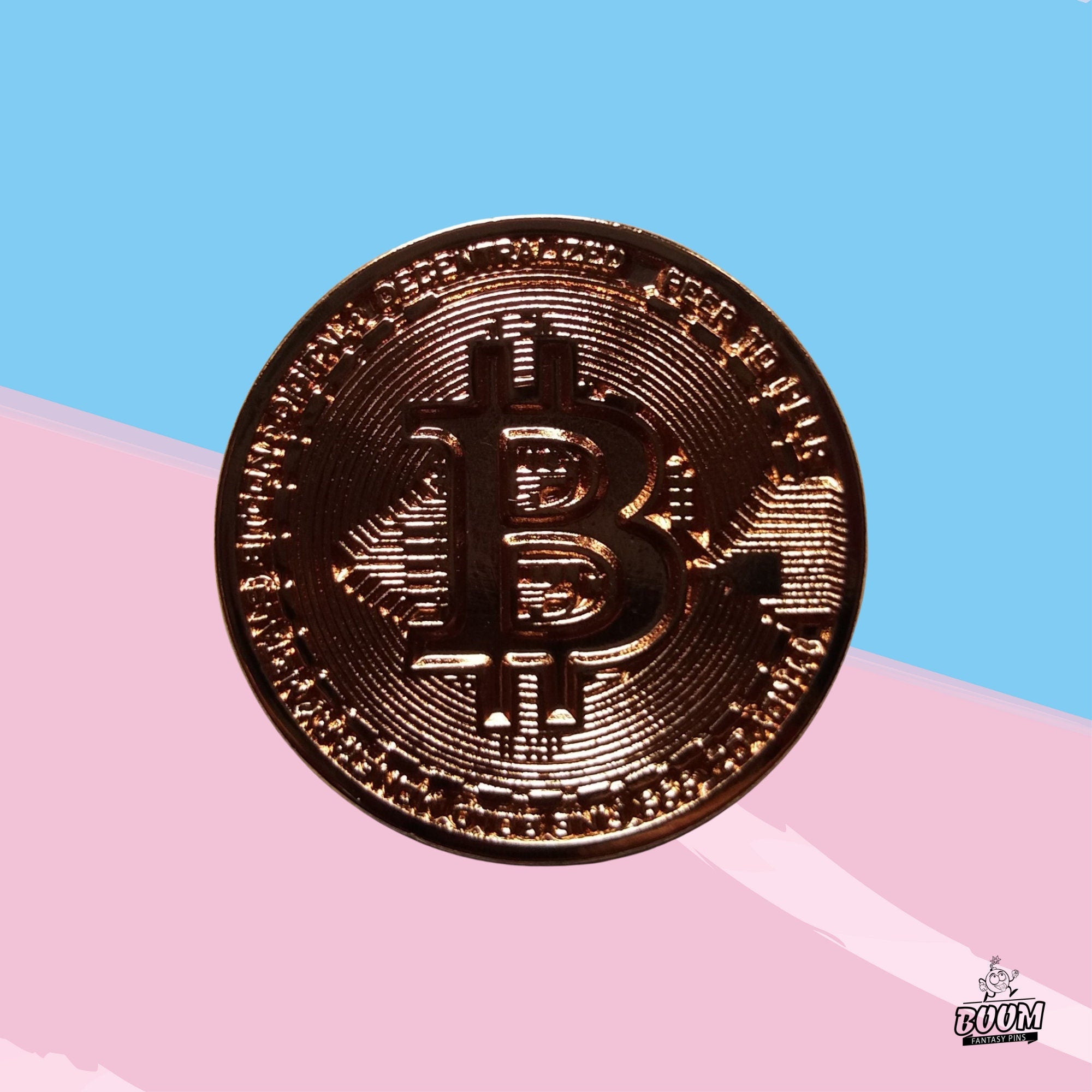 Pin – Bitcoin del Protocolo de Criptomonedas – Moneda Digital Blockchain