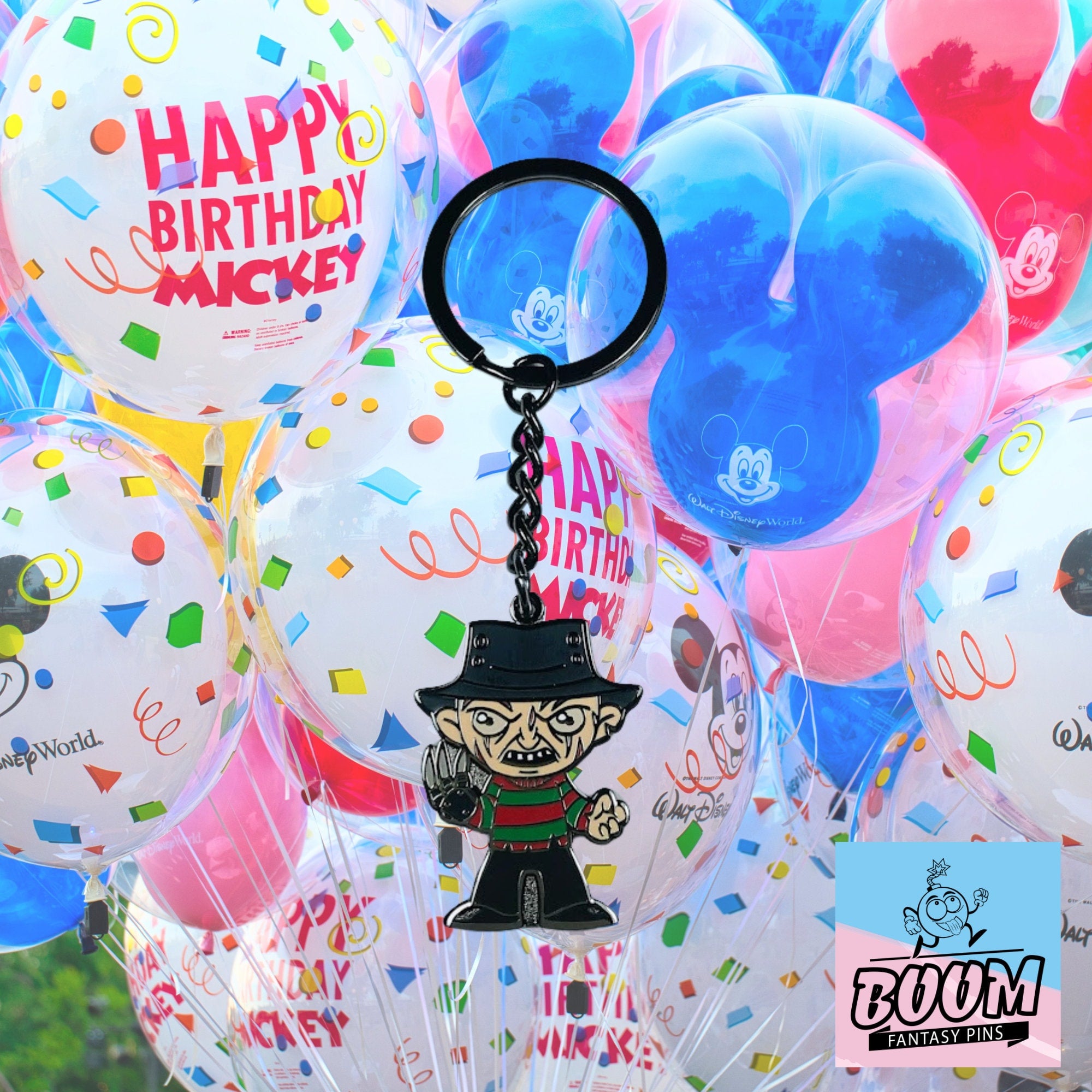 Porte-clés – Freddy Krueger du film « Les Griffes de la nuit » de Wes Craven – Franchise « Les Griffes de la nuit »