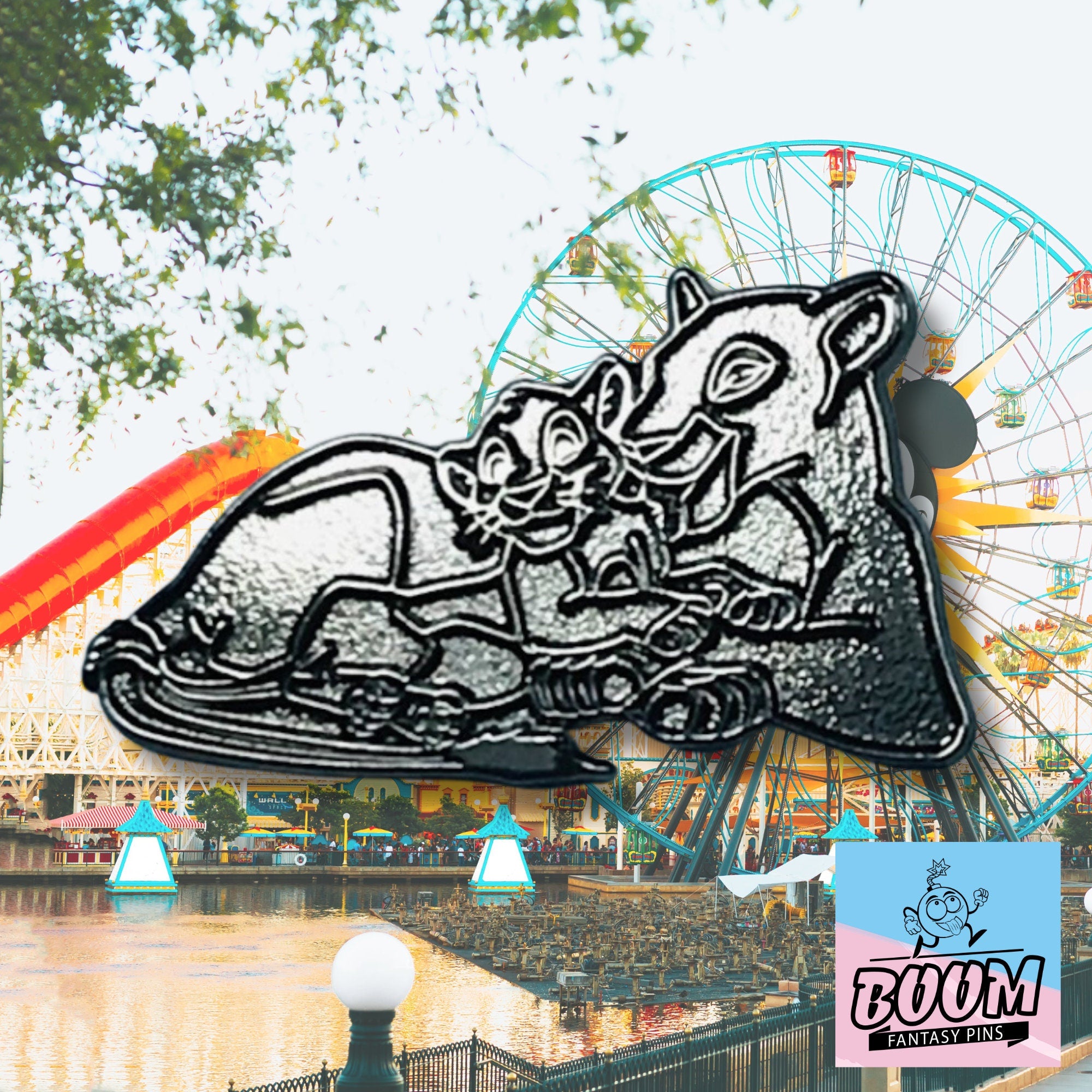 Pin – Simba y Nala de El Rey León – Disney Fantasy