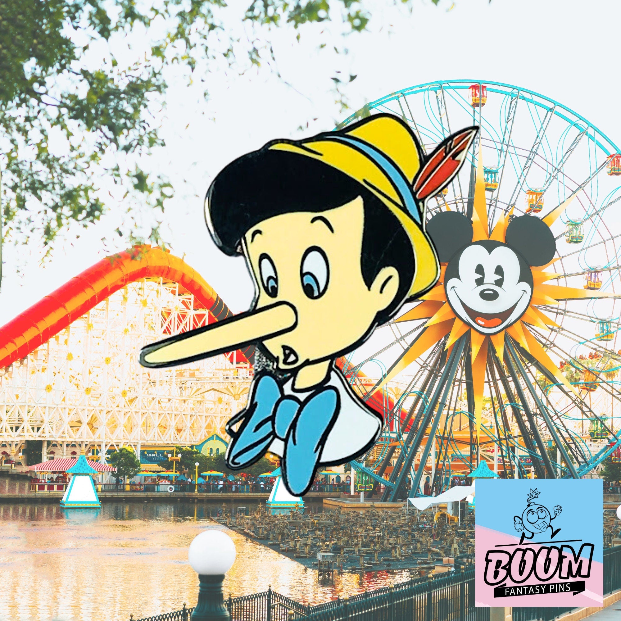 Pin's – Pinocchio du film Pinocchio de Disney Fantasy