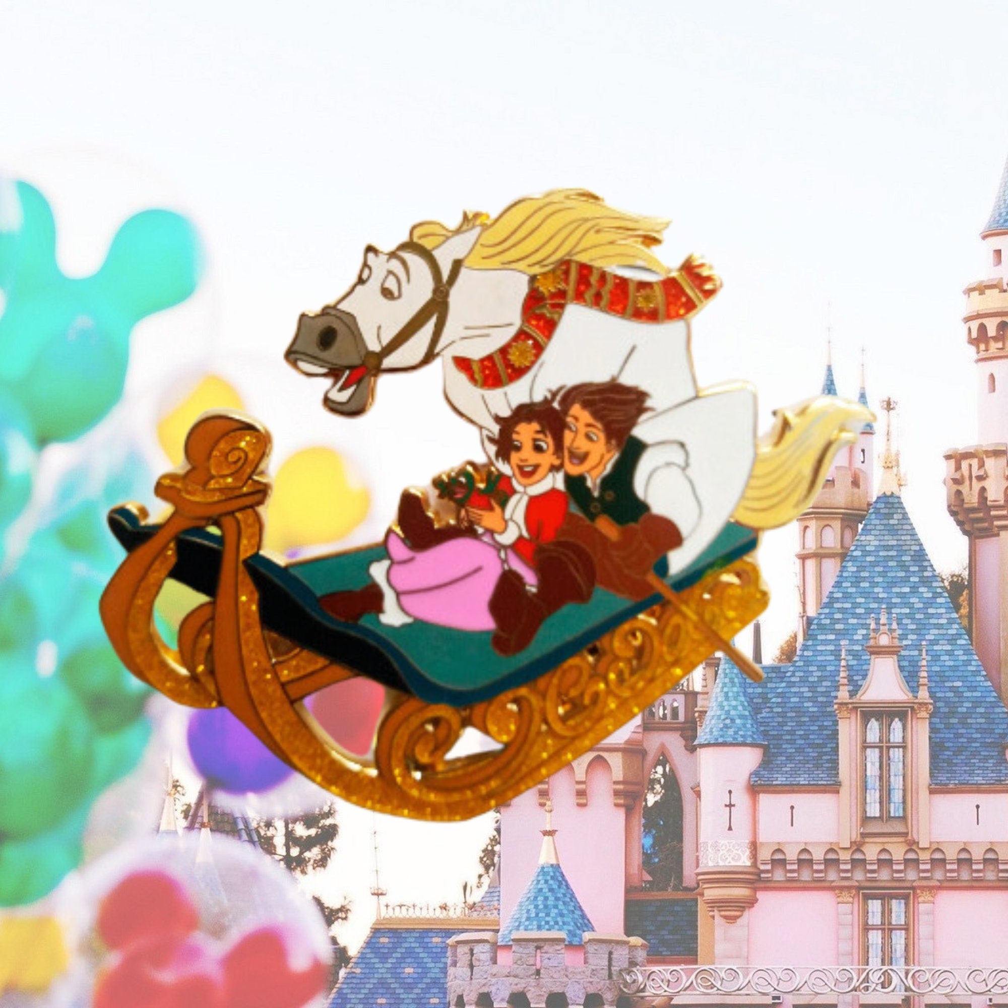 Pin's – Raiponce et Flynn Rider du film Raiponce – Disney Fantasy