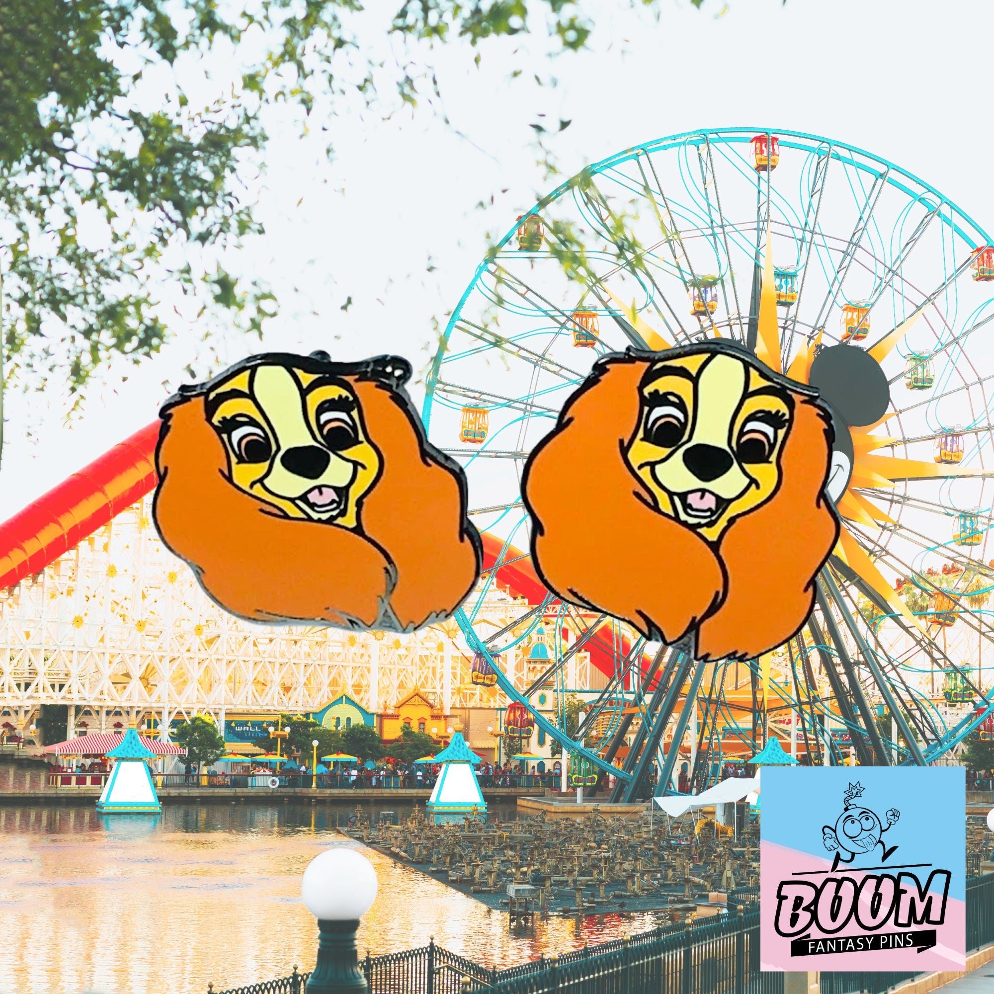 Boutons de manchette – La dame de La Belle et le Clochard – Disney Fantasy