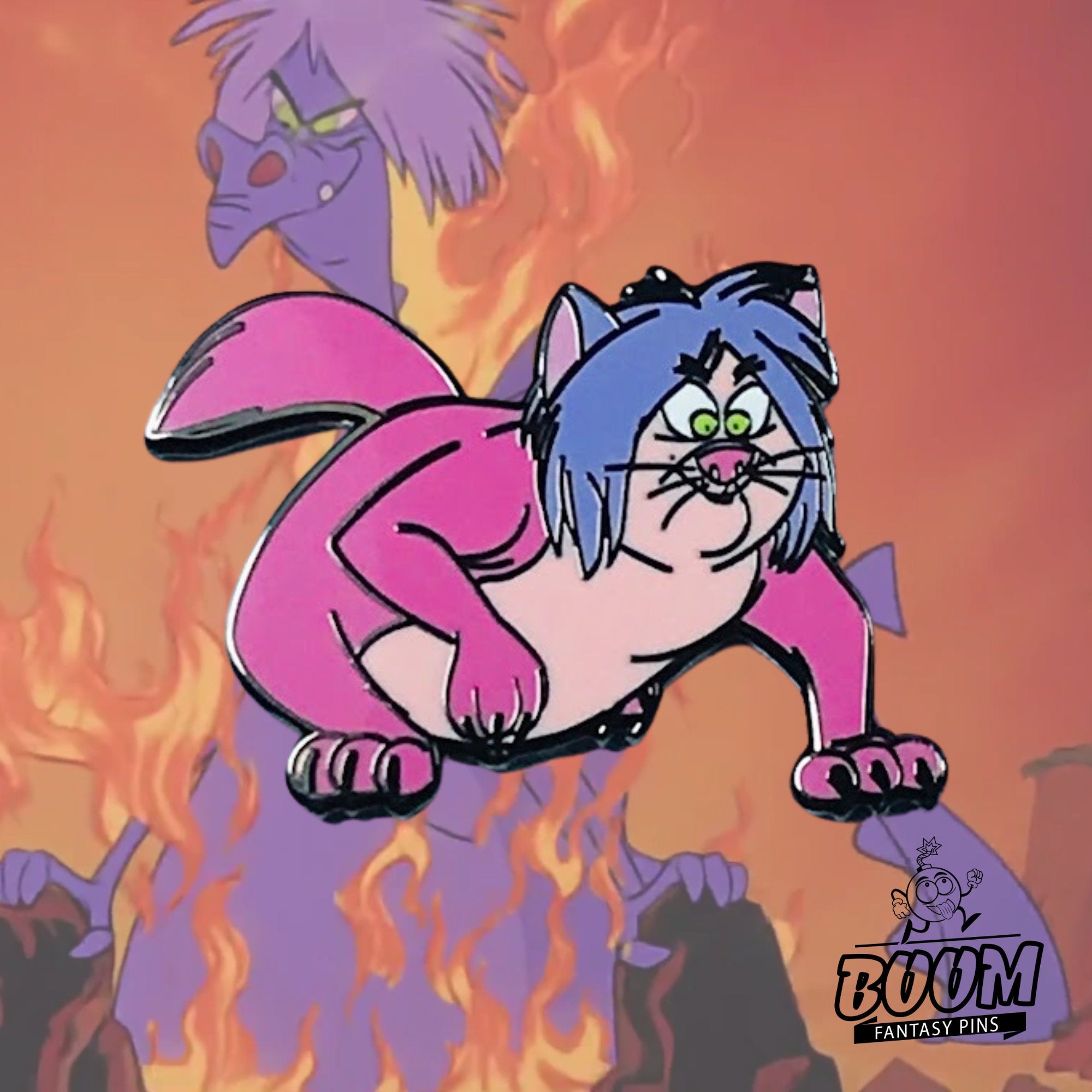 Pin's – Madame Mim en dragon du film Merlin l'Enchanteur – Disney Fantasy