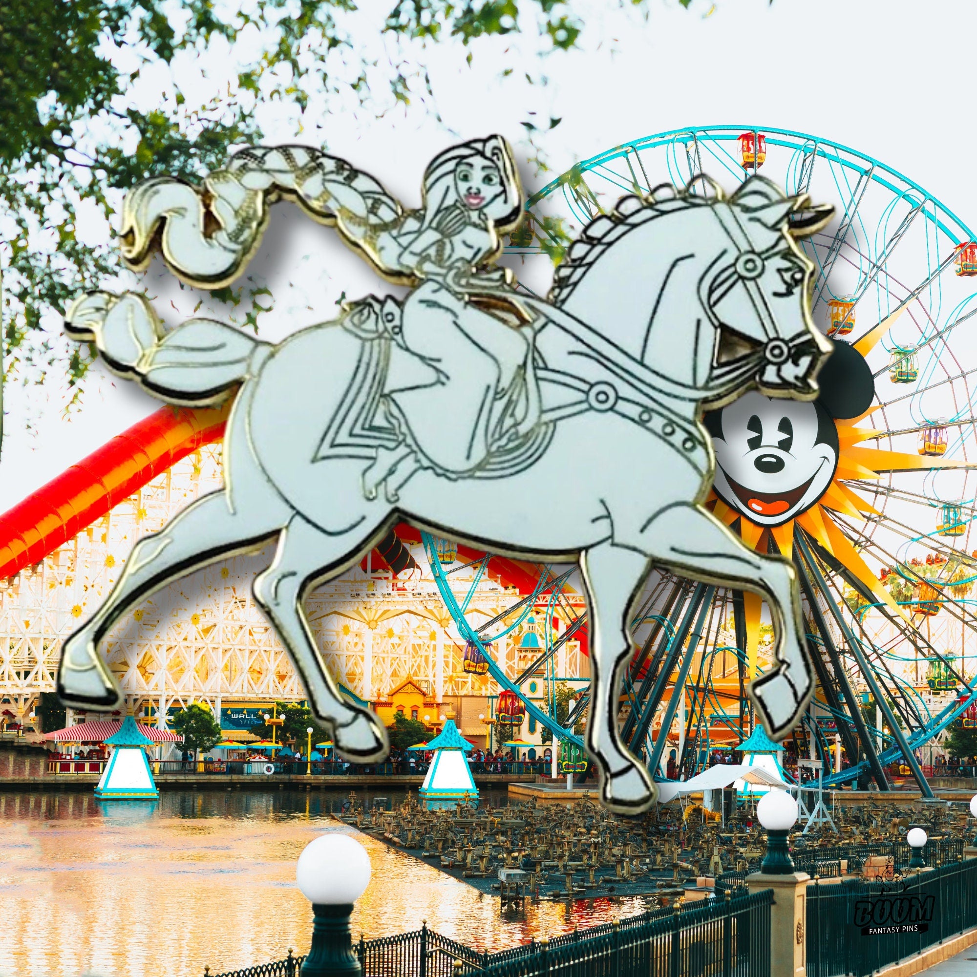 Pin's – Raiponce et Maximus du film Raiponce – Disney Fantasy