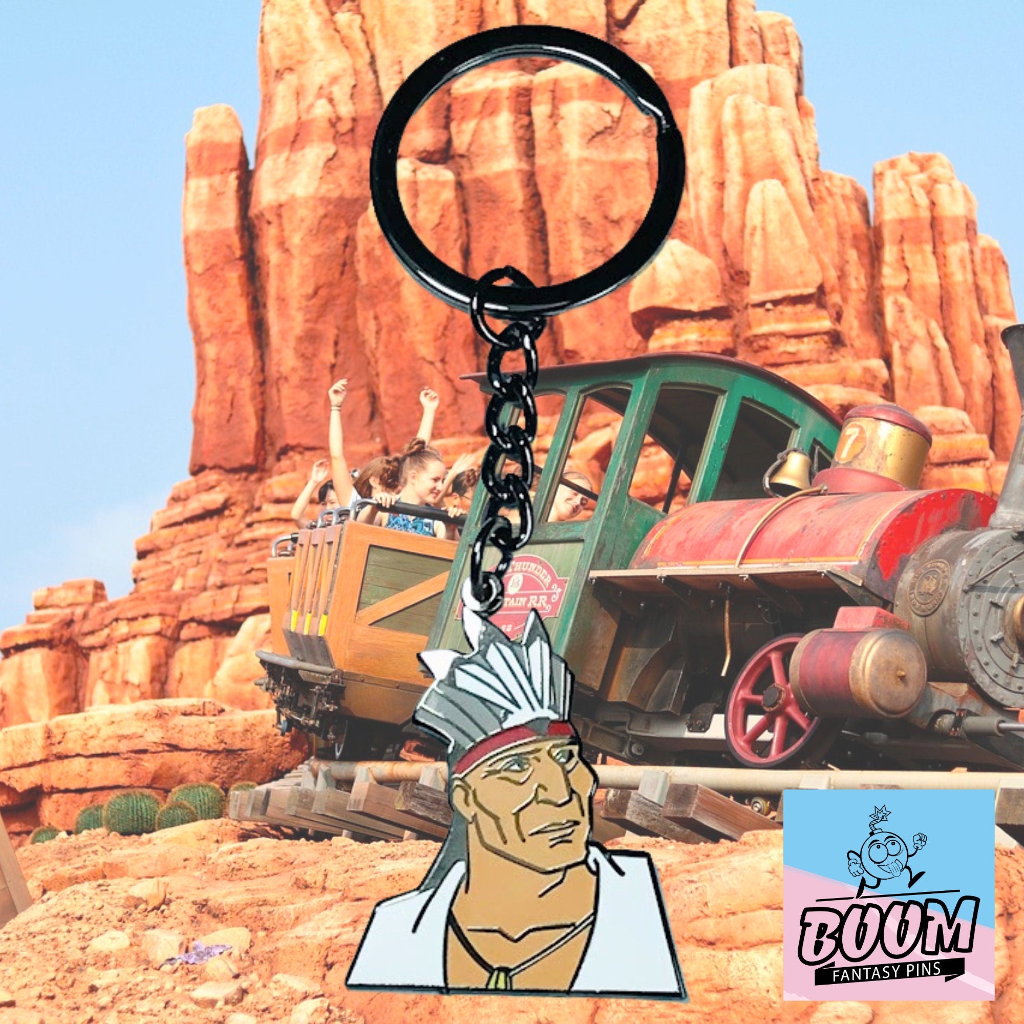 Llavero del Jefe Powhatan de Pocahontas – Disney Fantasy