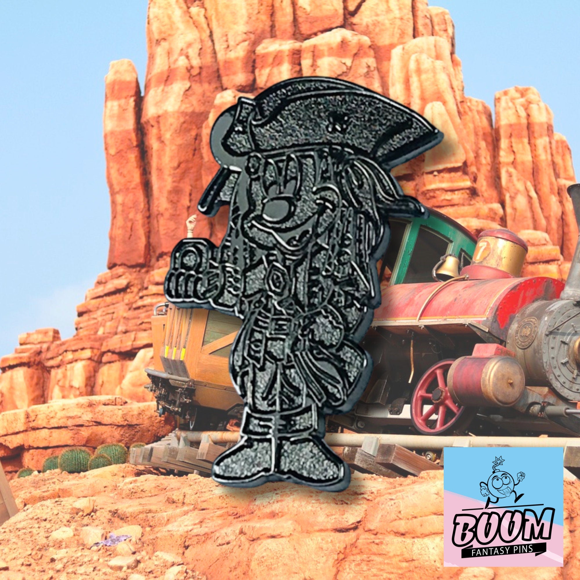 Pin – Mickey Mouse como el Capitán Jack Sparrow de Piratas del Caribe – Disney Fantasy