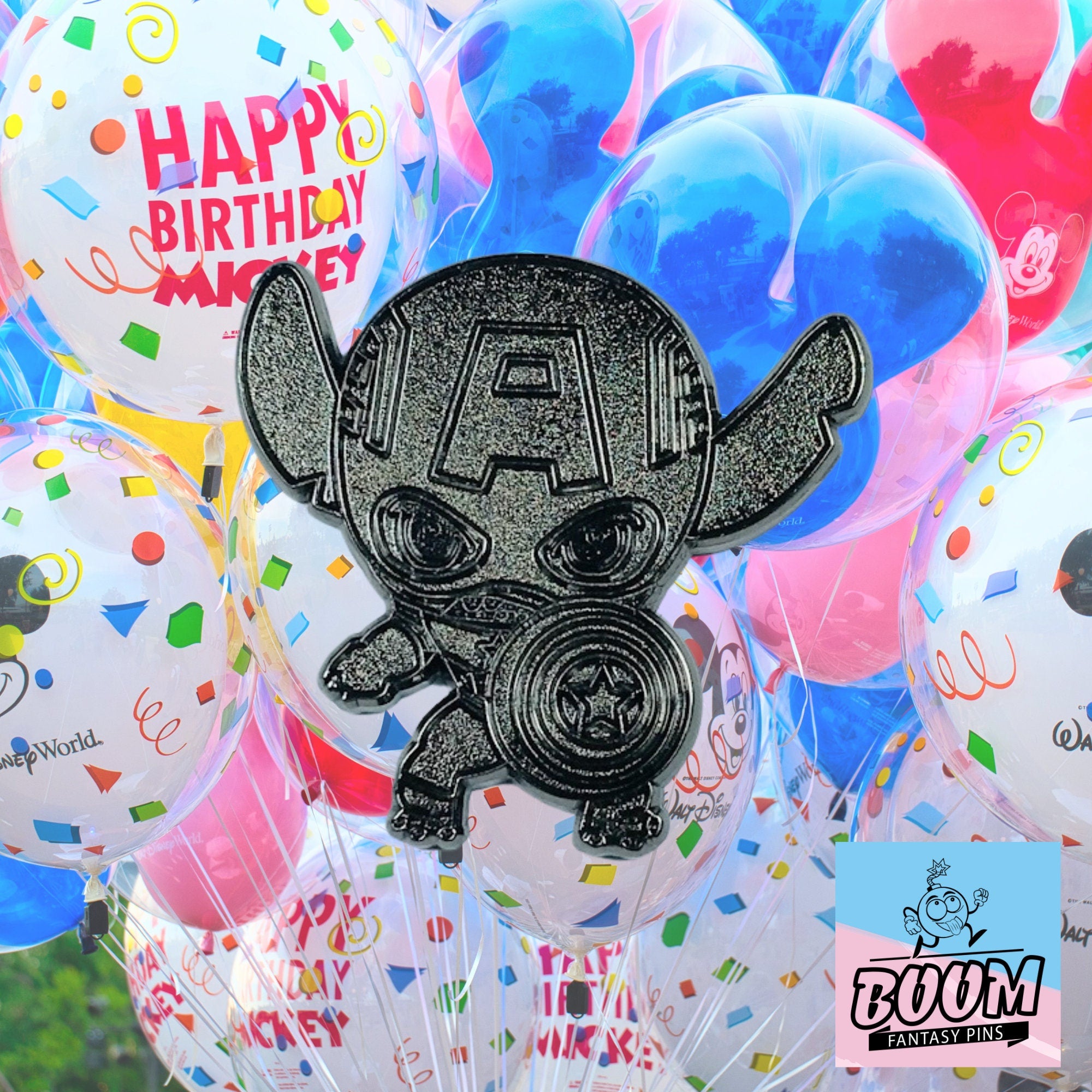 Pin's – Stitch en Captain America de Lilo &amp; Stitch – Disney Fantasy