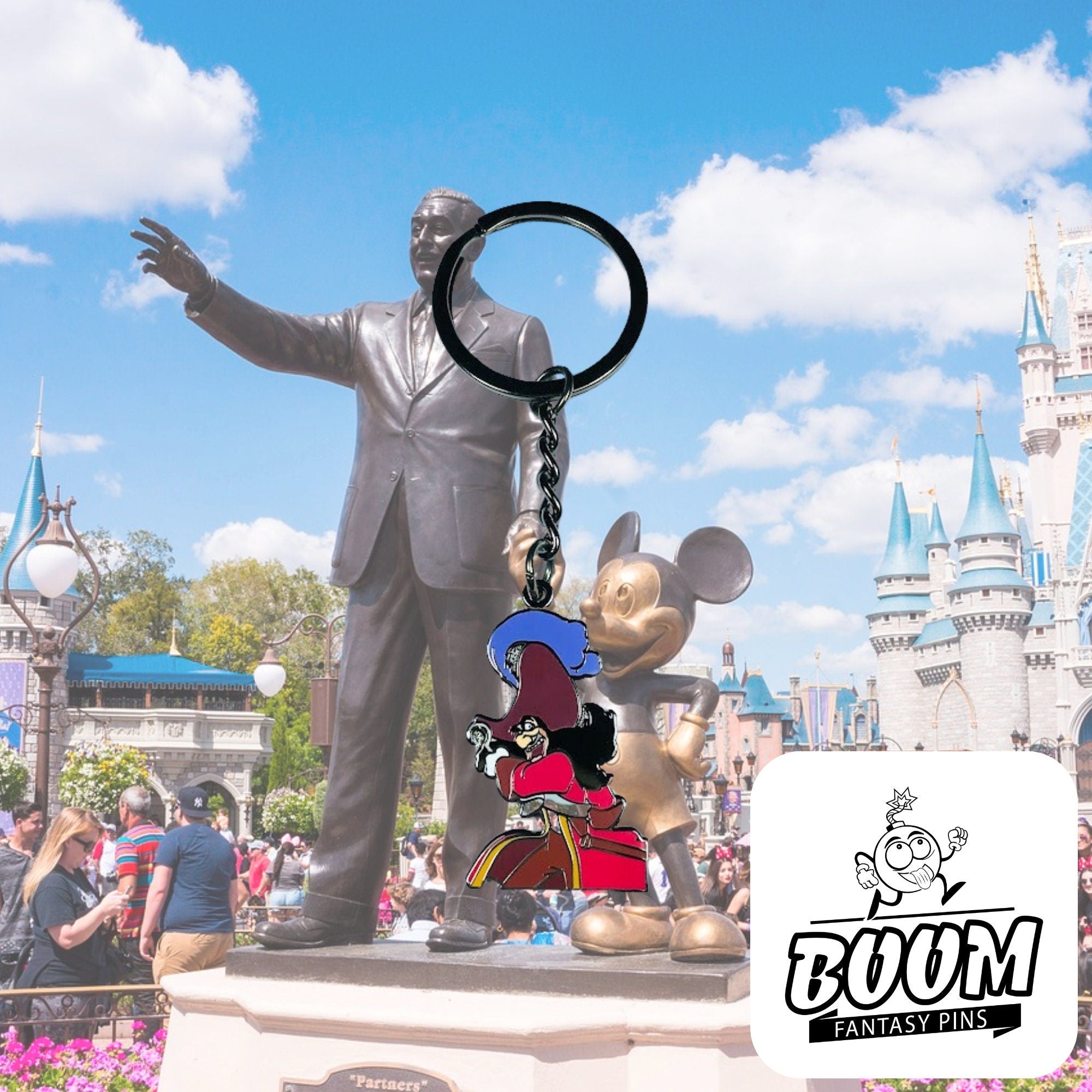 Llavero – Capitán Garfio de Peter Pan – Disney Fantasy