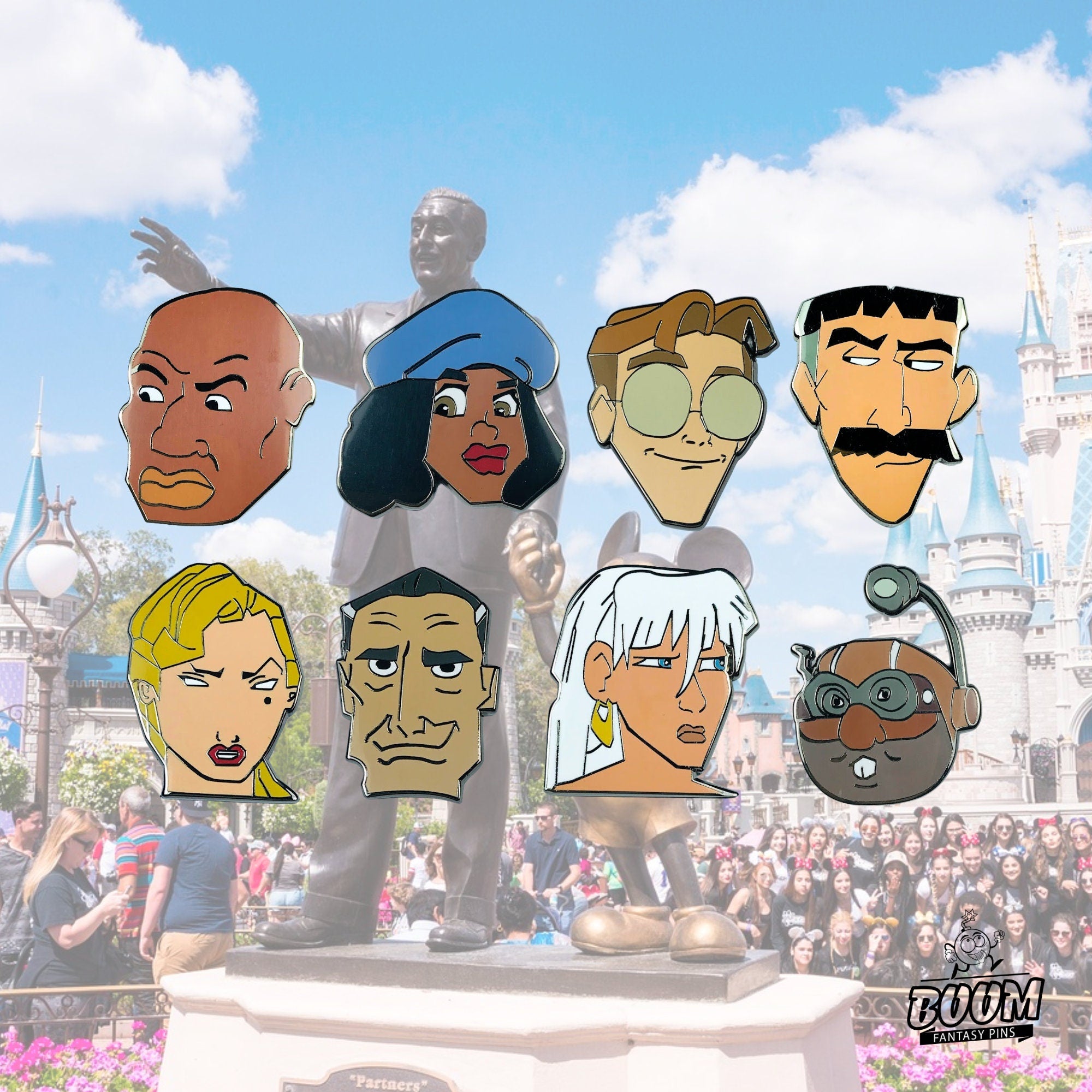 Pin's – Princesse Kida d'Atlantide, l'empire perdu – Disney Fantasy