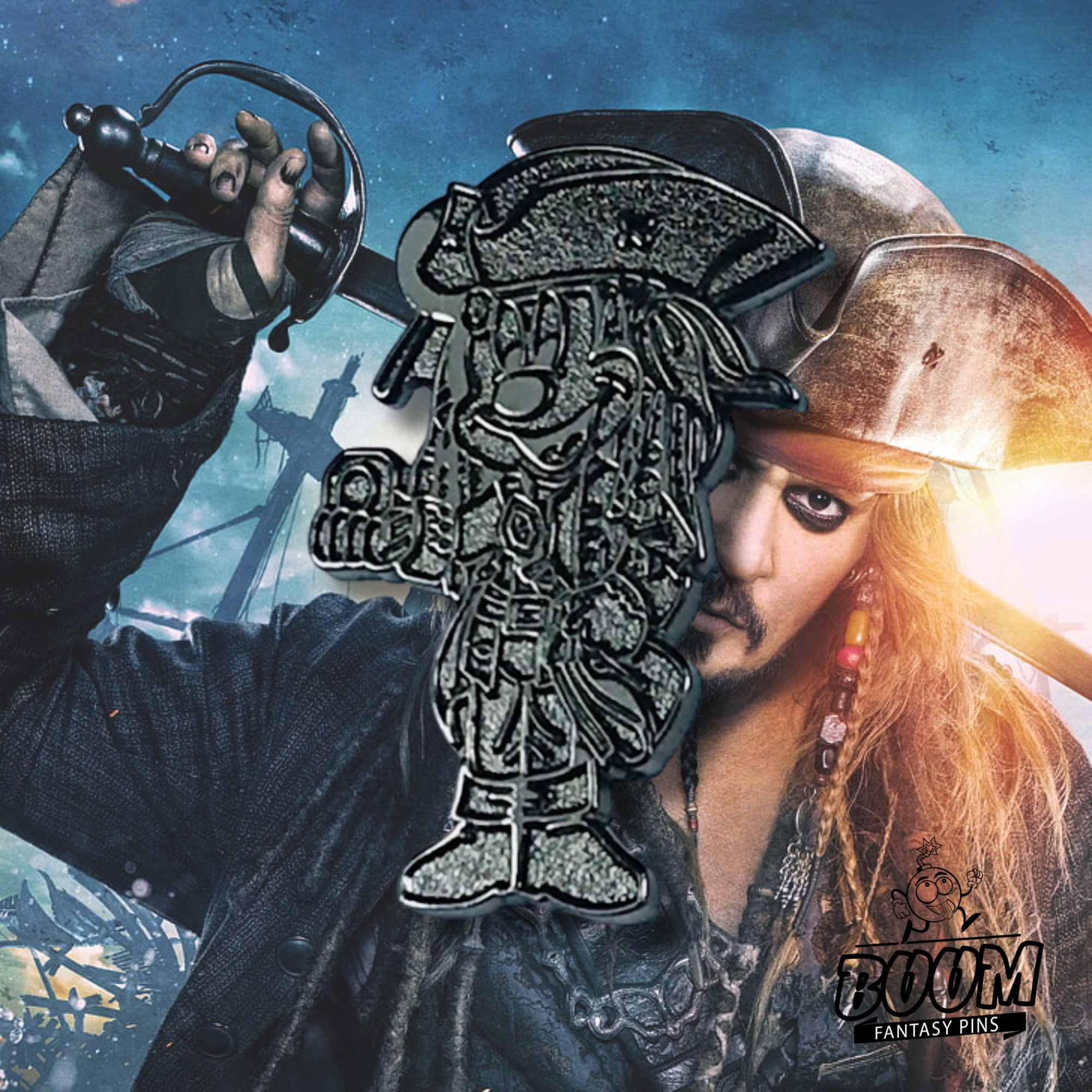 Pin – Mickey Mouse como el Capitán Jack Sparrow de Piratas del Caribe – Disney Fantasy