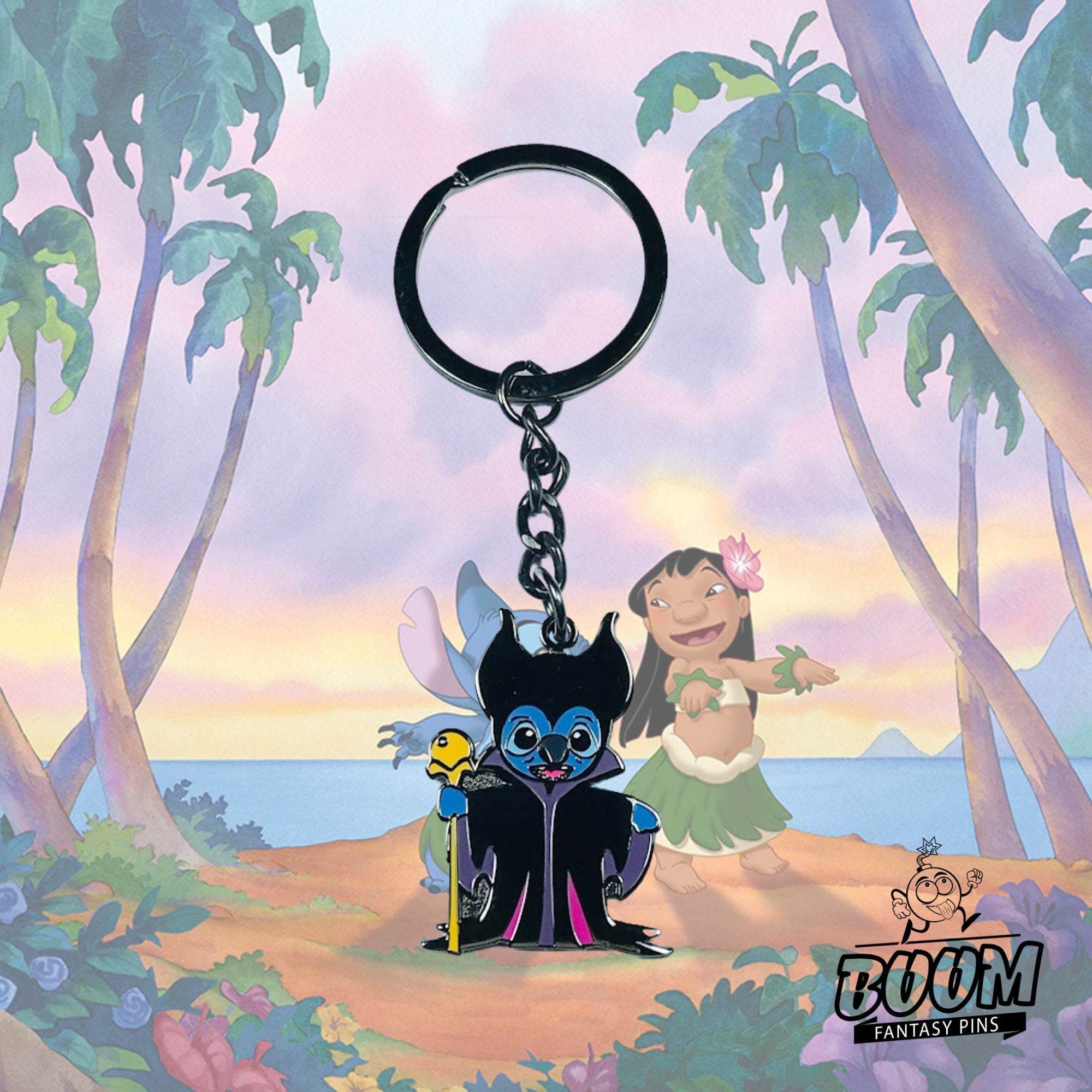 Llavero – Experimento 626 Stitch como Maléfica de Lilo &amp; Stitch – Disney Fantasy