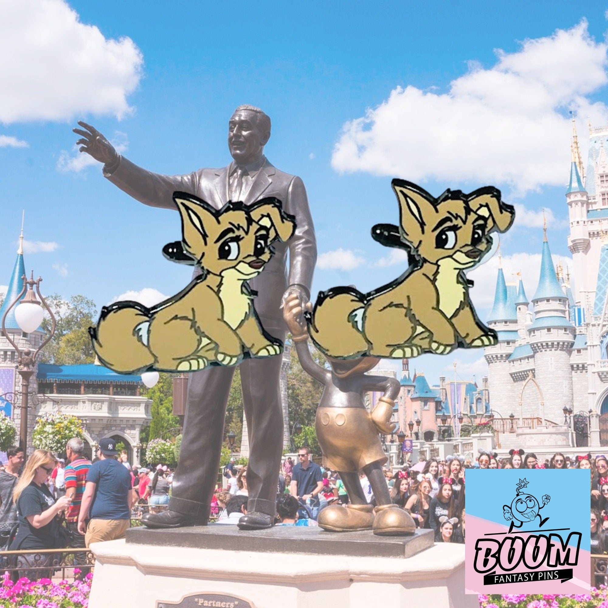 Boutons de manchette – Ange de La Belle et le Clochard – Disney Fantasy