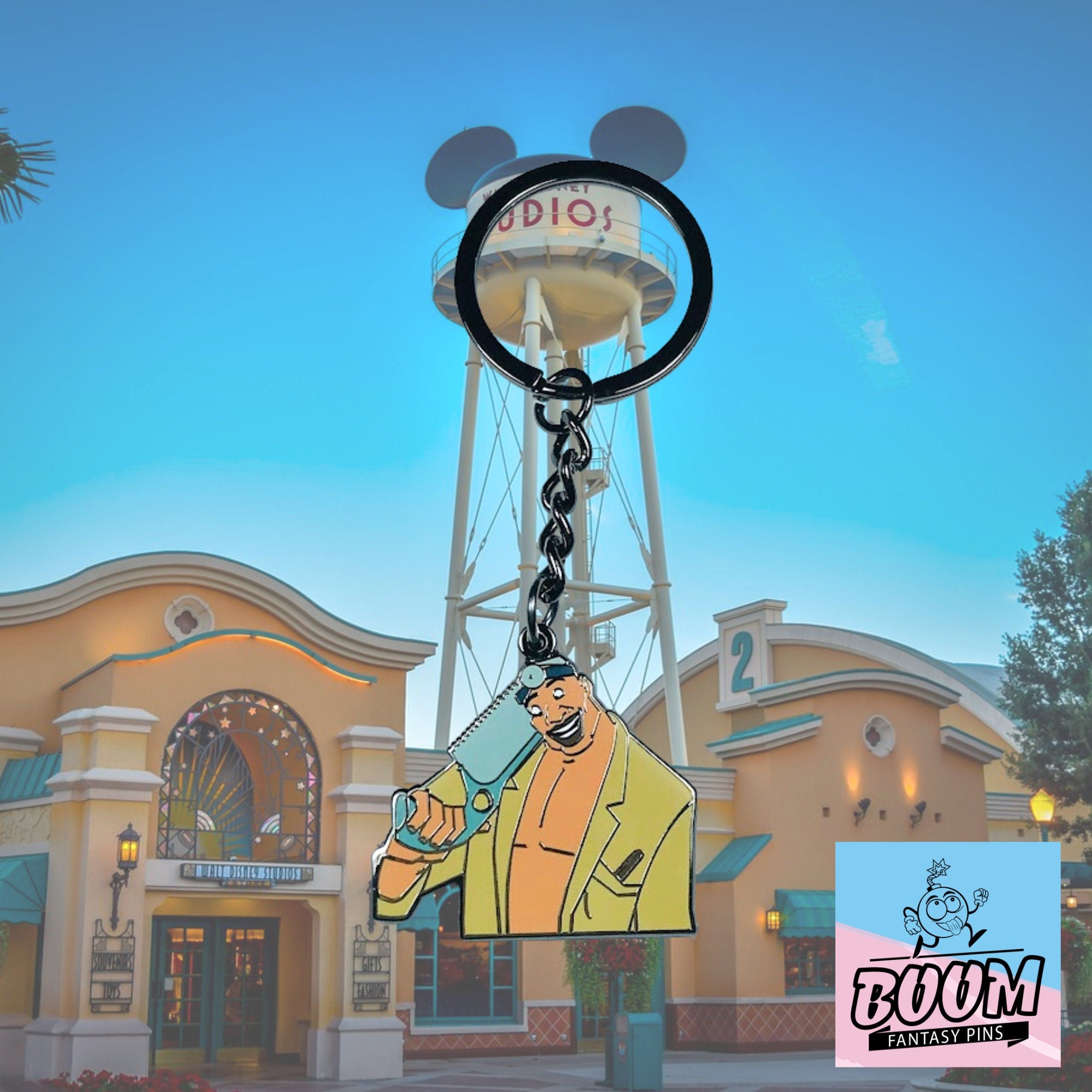 Llavero del Dr. Joshua Sweet de Atlantis: El Imperio Perdido – Disney Fantasy