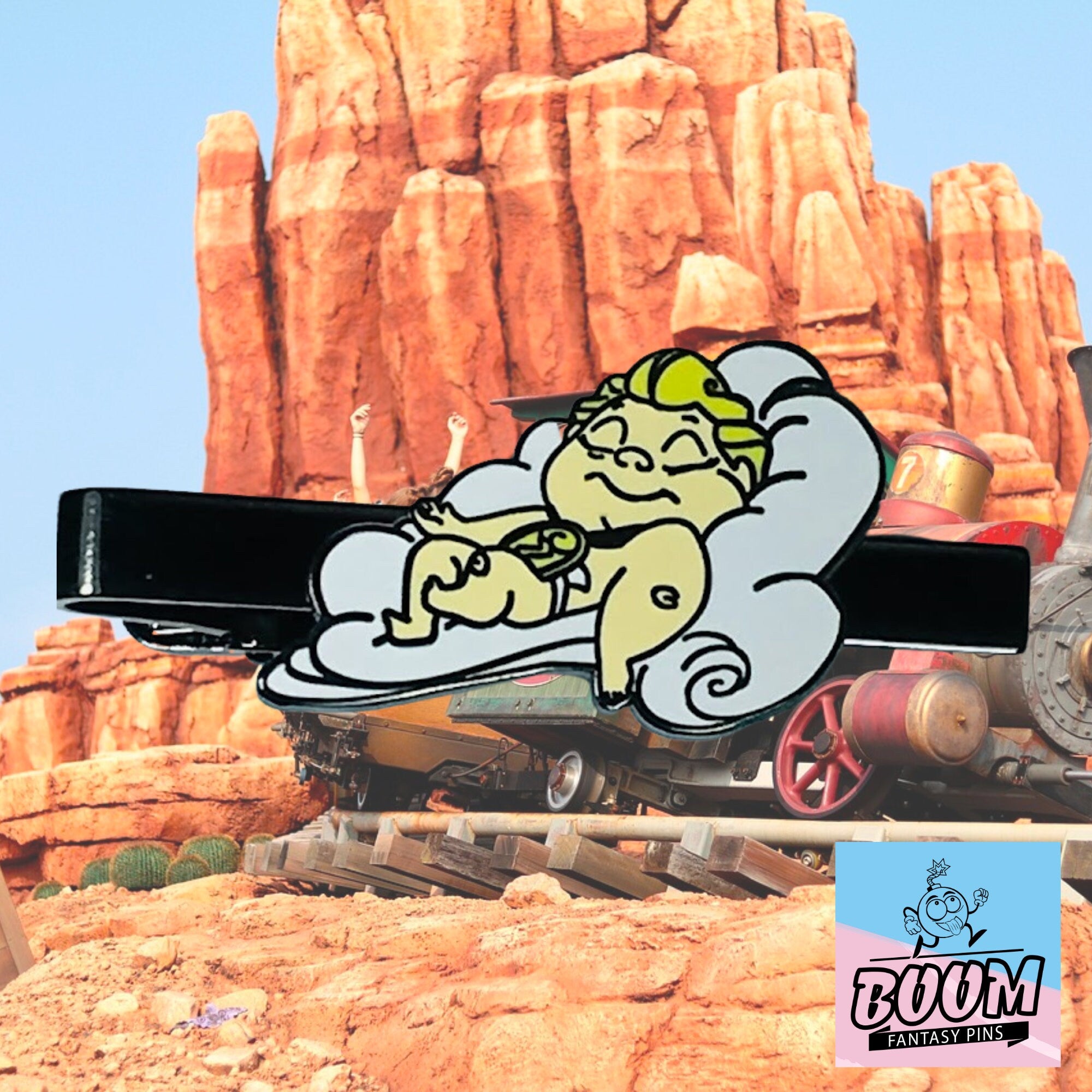 Pinza de corbata – Zeus niño durmiendo de Hércules – Disney Fantasy