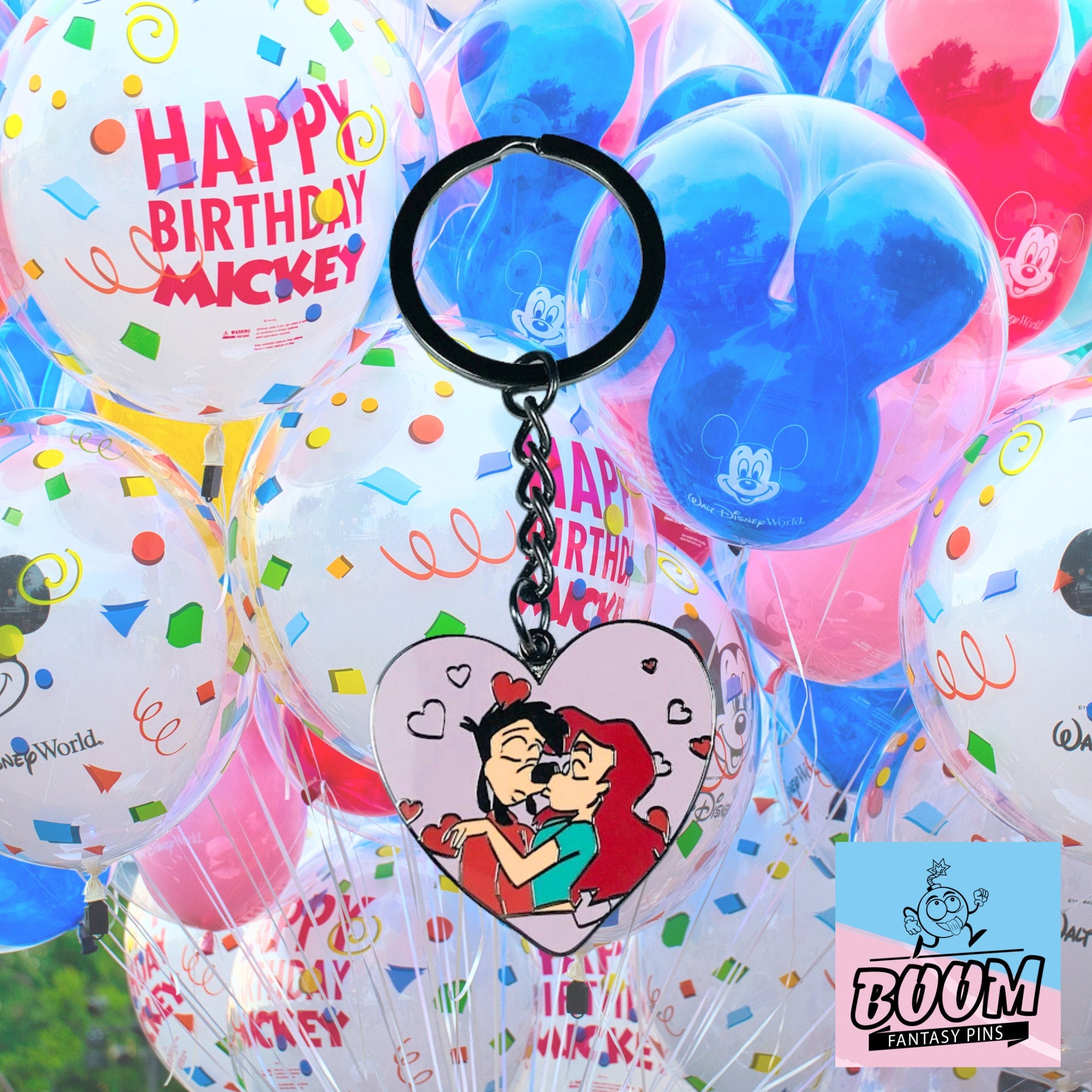 Porte-clés – Dingo et Roxanne du film Dingo et Max – Disney Fantasy