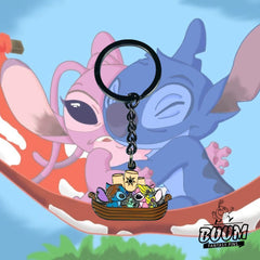 Llavero – Stitch y Ángel de Lilo &amp; Stitch – Disney Fantasy