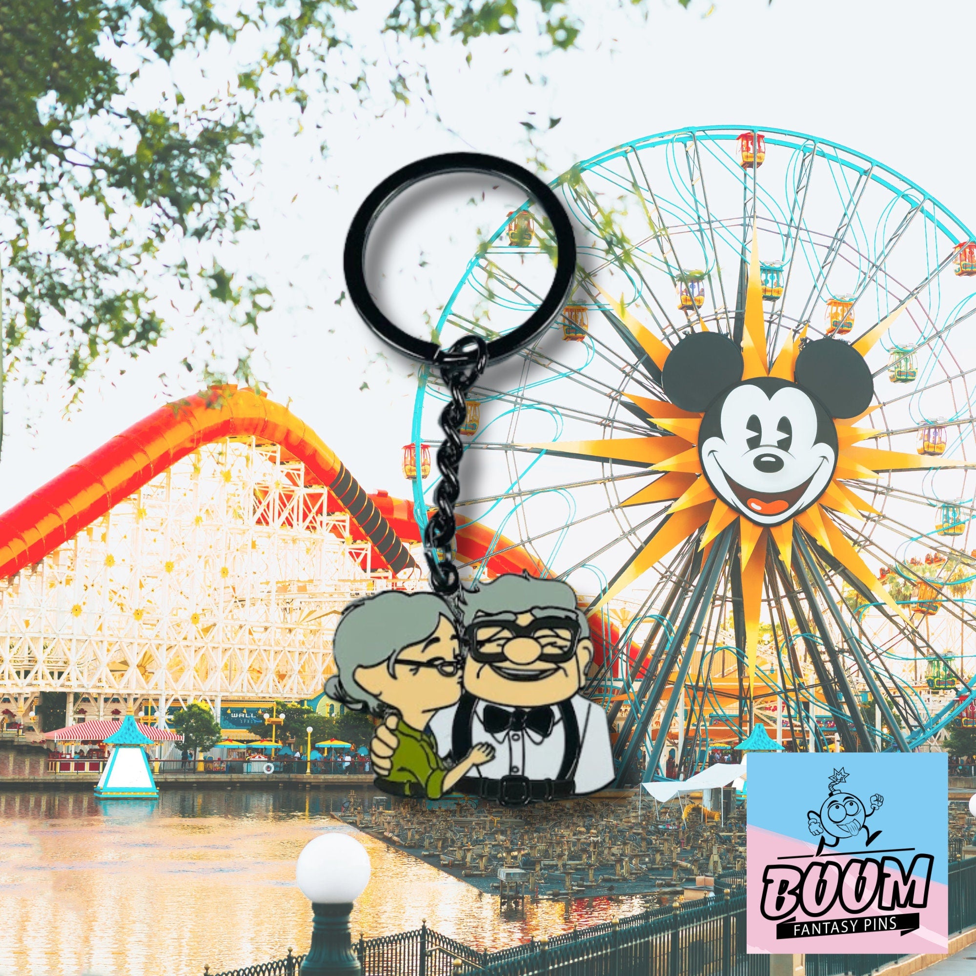 Llavero – Carl Fredricksen y Ellie Fredricksen de Up – Disney Fantasy