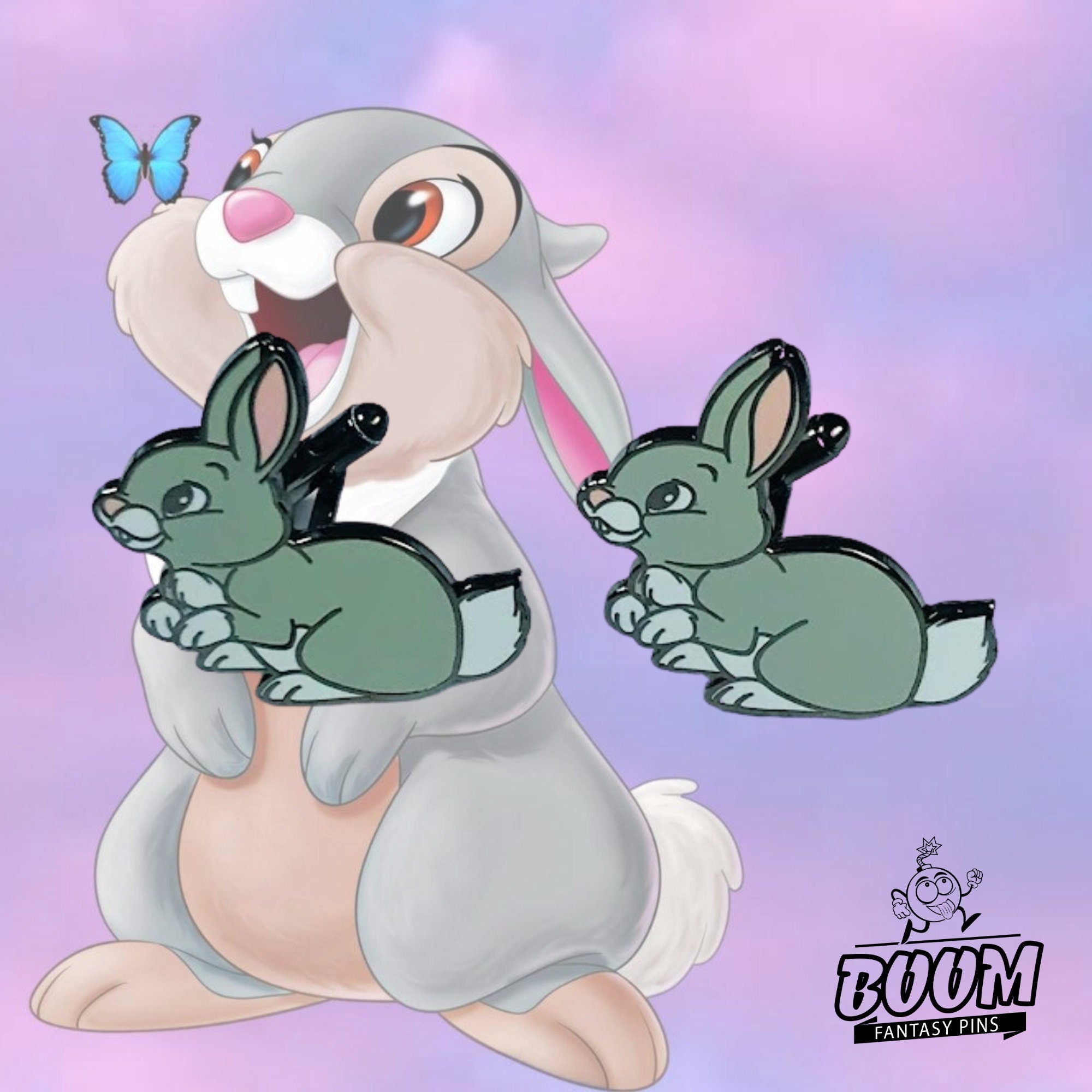 Boutons de manchette – Lapin de Blanche-Neige et les Sept Nains – Disney Fantasy