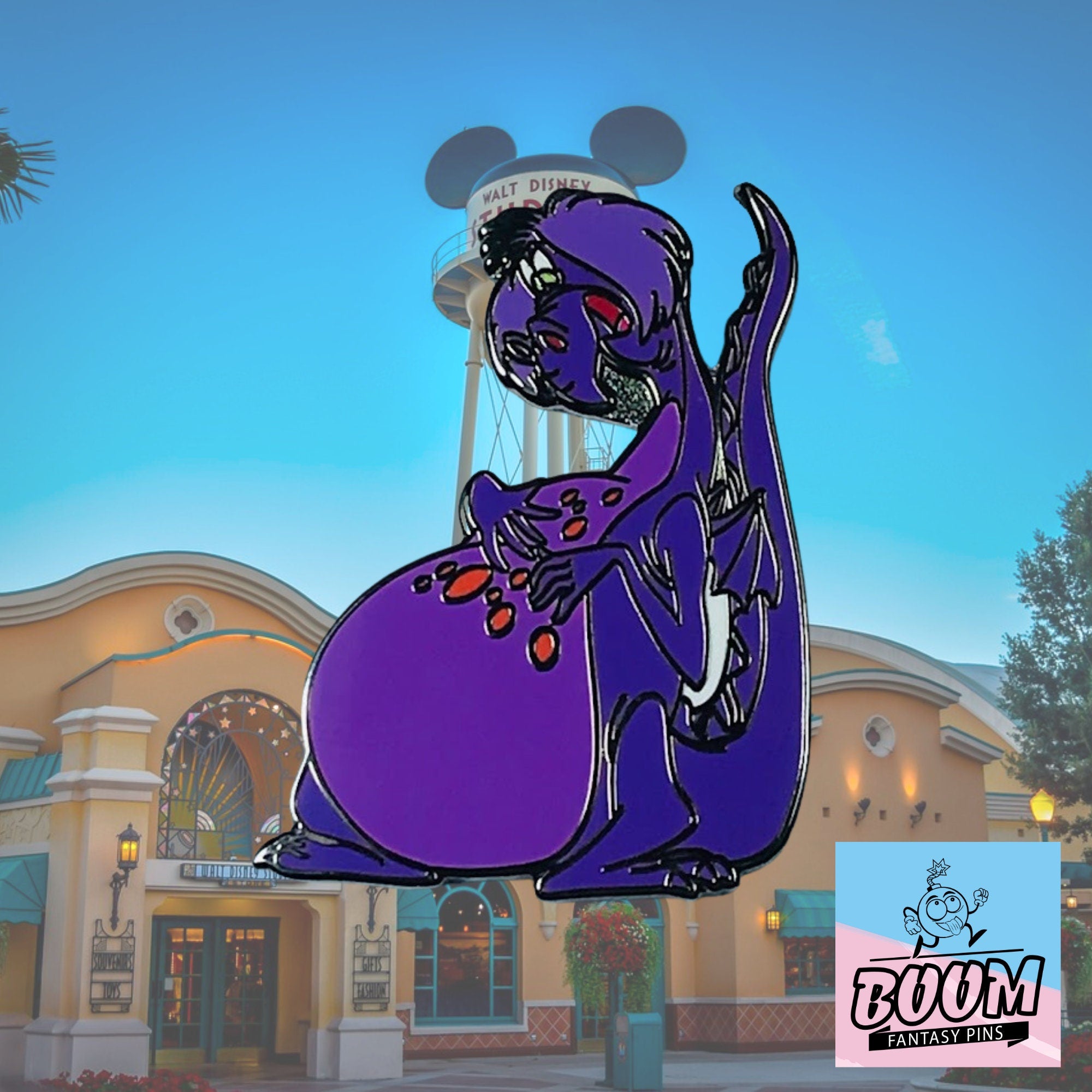 Pin's – Madame Mim en dragon du film Merlin l'Enchanteur – Disney Fantasy