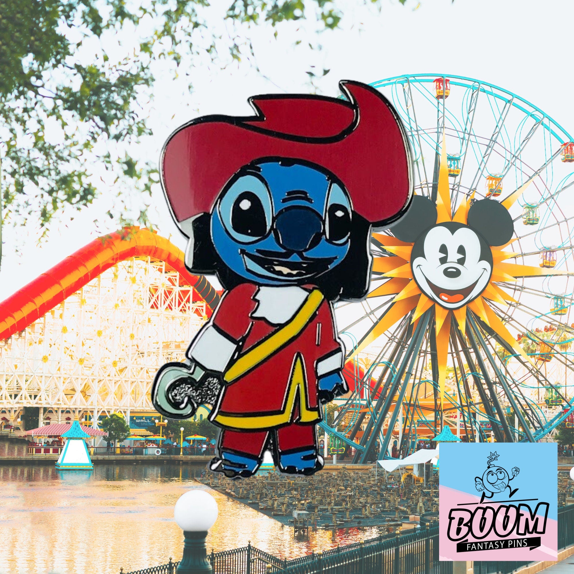 Pin – Stitch como el Capitán Garfio de Lilo y Stitch – Disney Fantasy