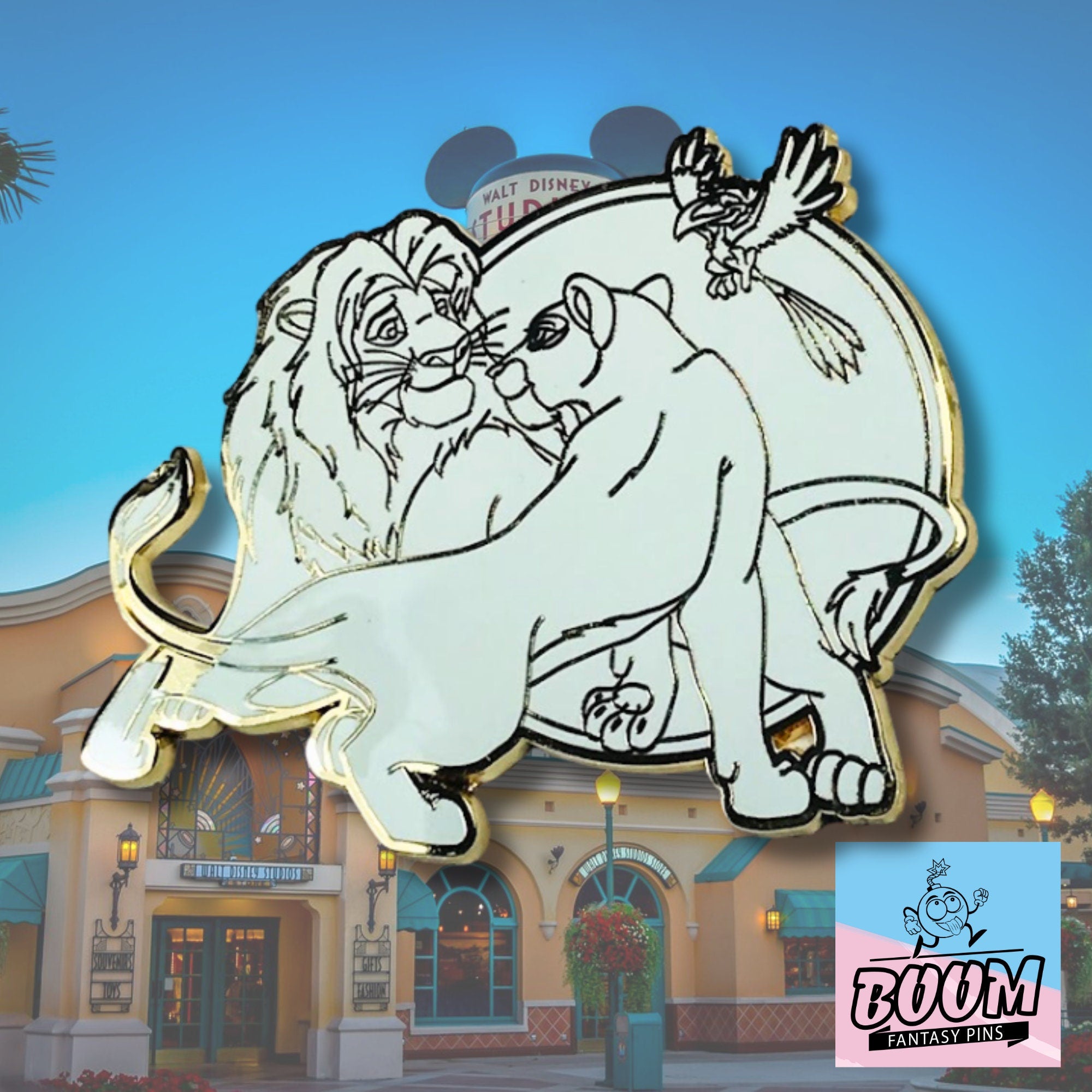 Pin – Simba Nala y Zazu de El Rey León Disney Fantasy