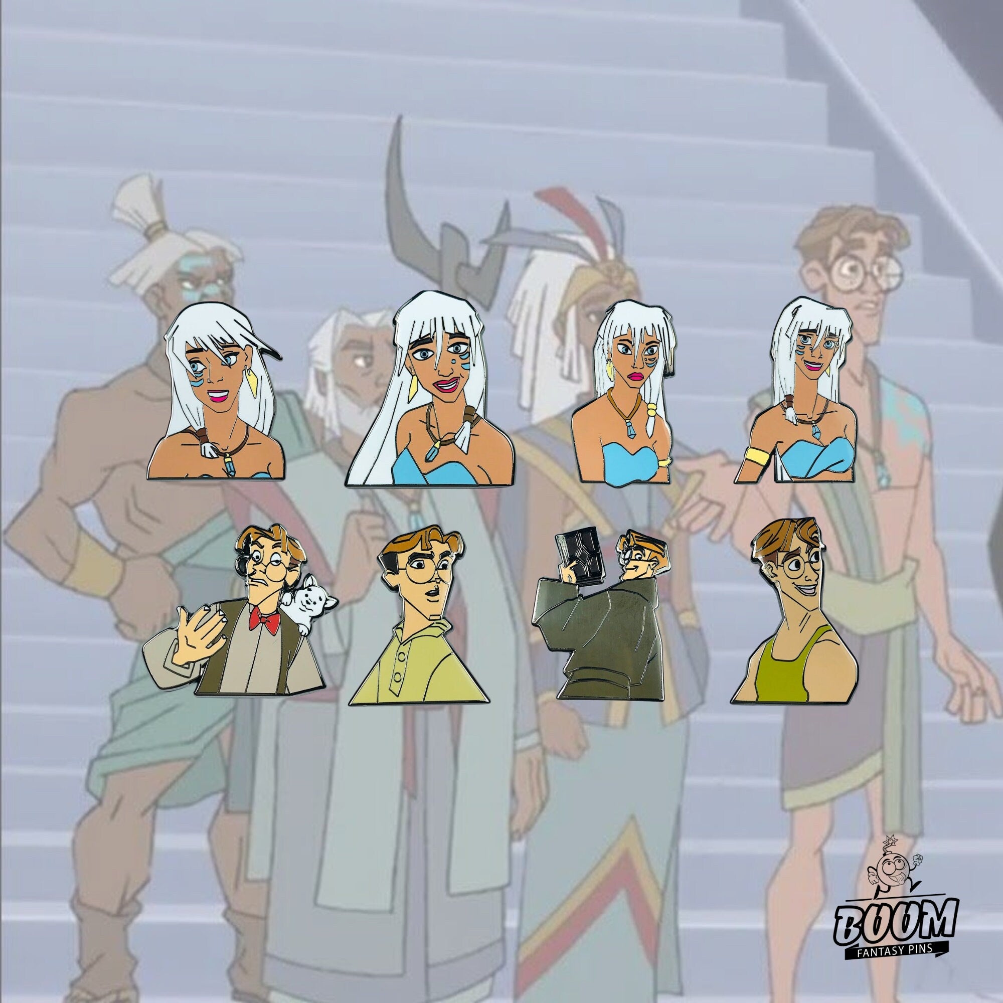 Pin – Milo Thatch and Kida Nedakh from Atlantis The Lost Empire – Disney Fantasy