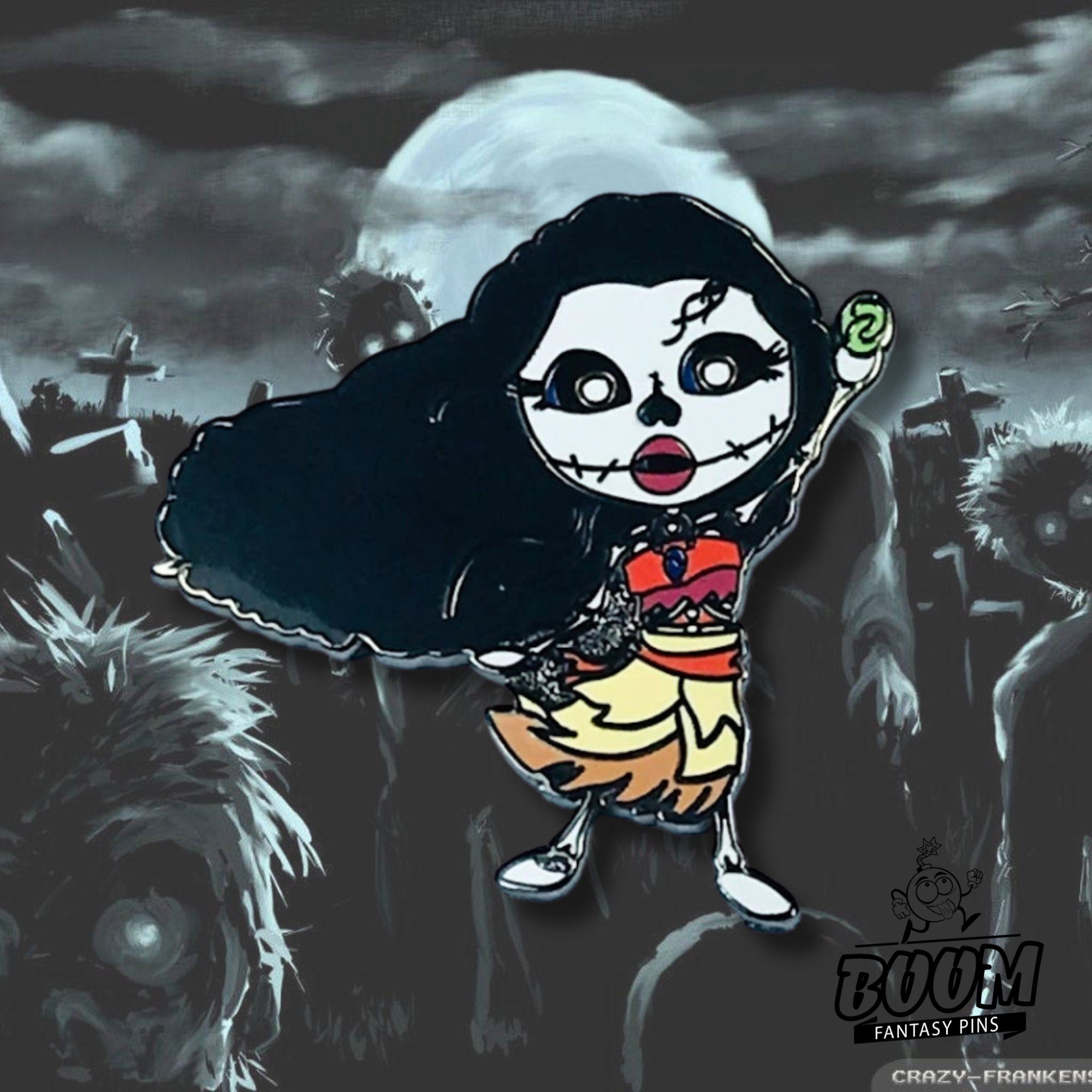 Pin – Moana as Zombie from Moana – Disney Fantasy