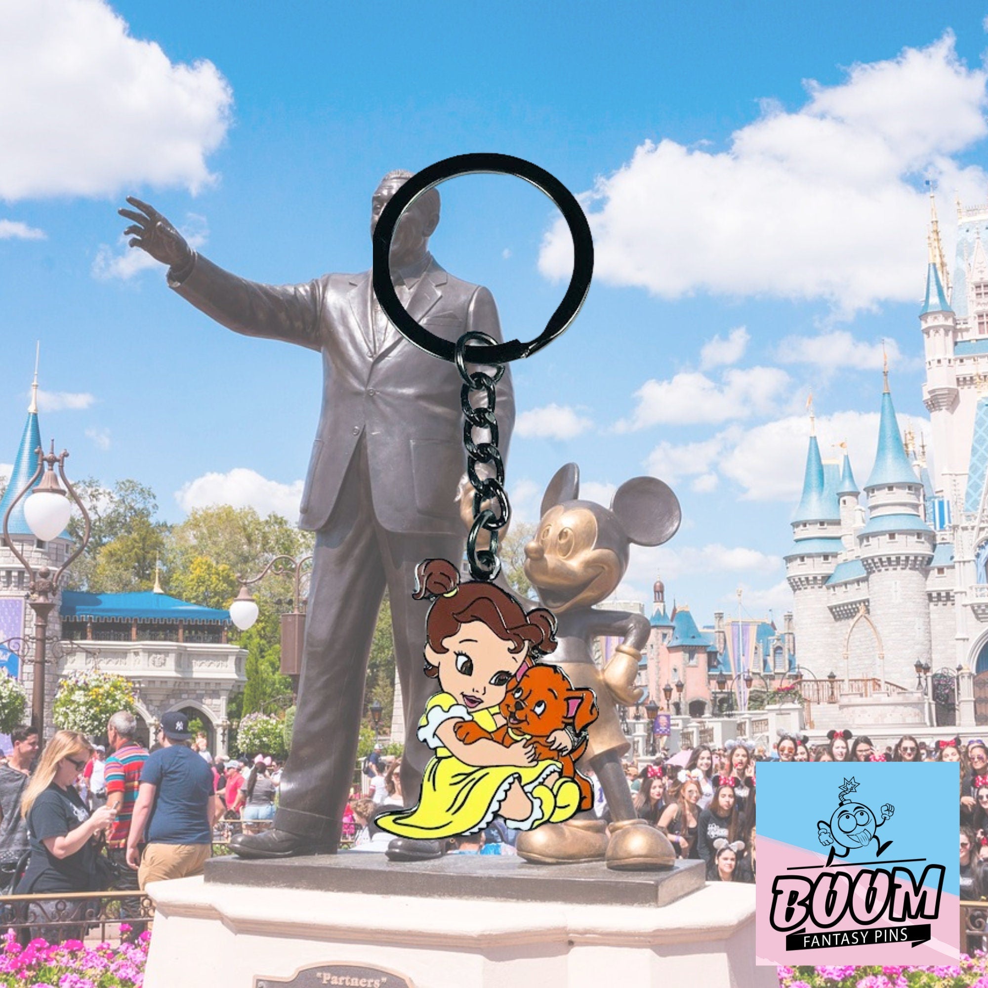 Llavero – Bella de La Bella y la Bestia – Disney Fantasy