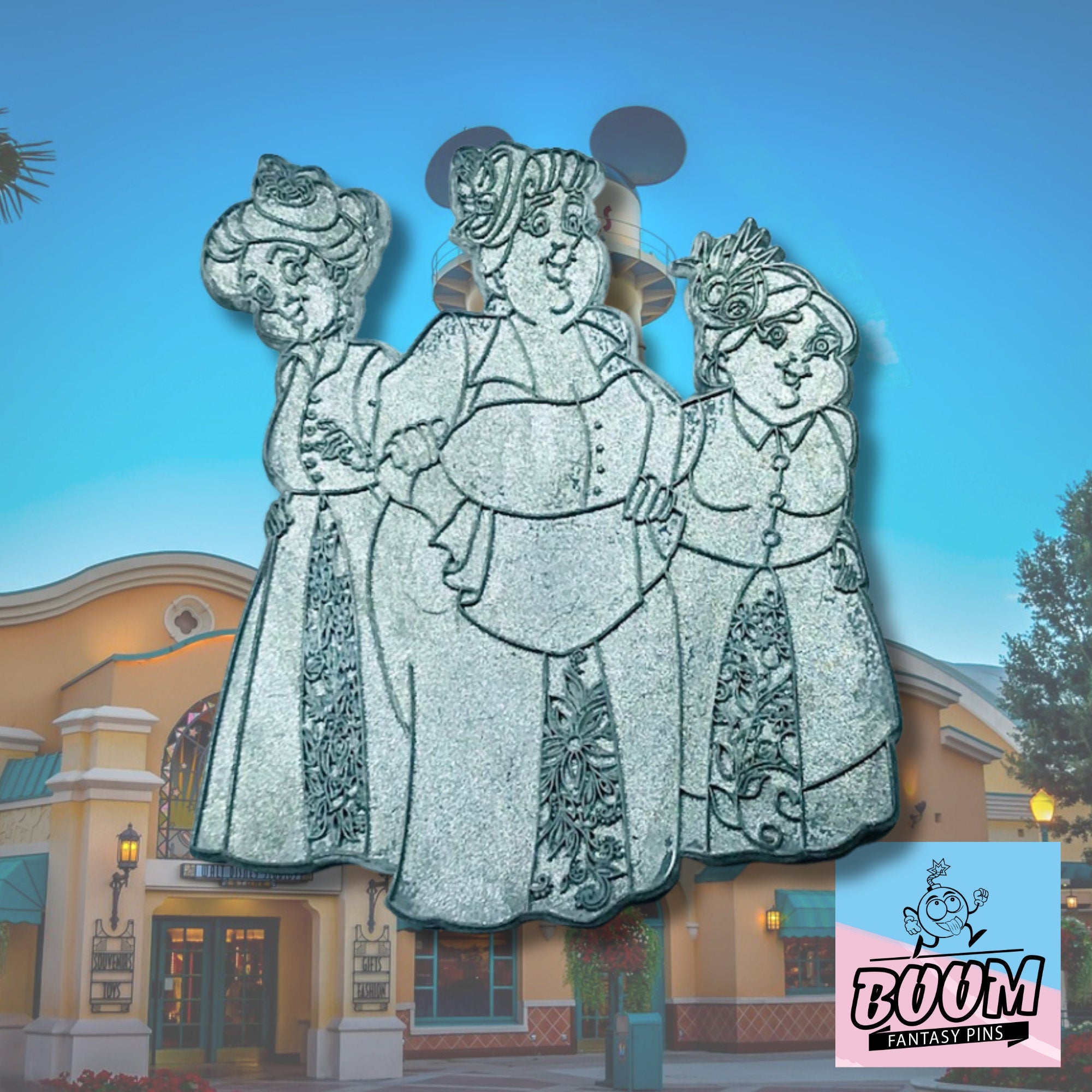 Épinglette – Flora, Fauna et Pimprenelle de La Belle au bois dormant – Disney Fantasy