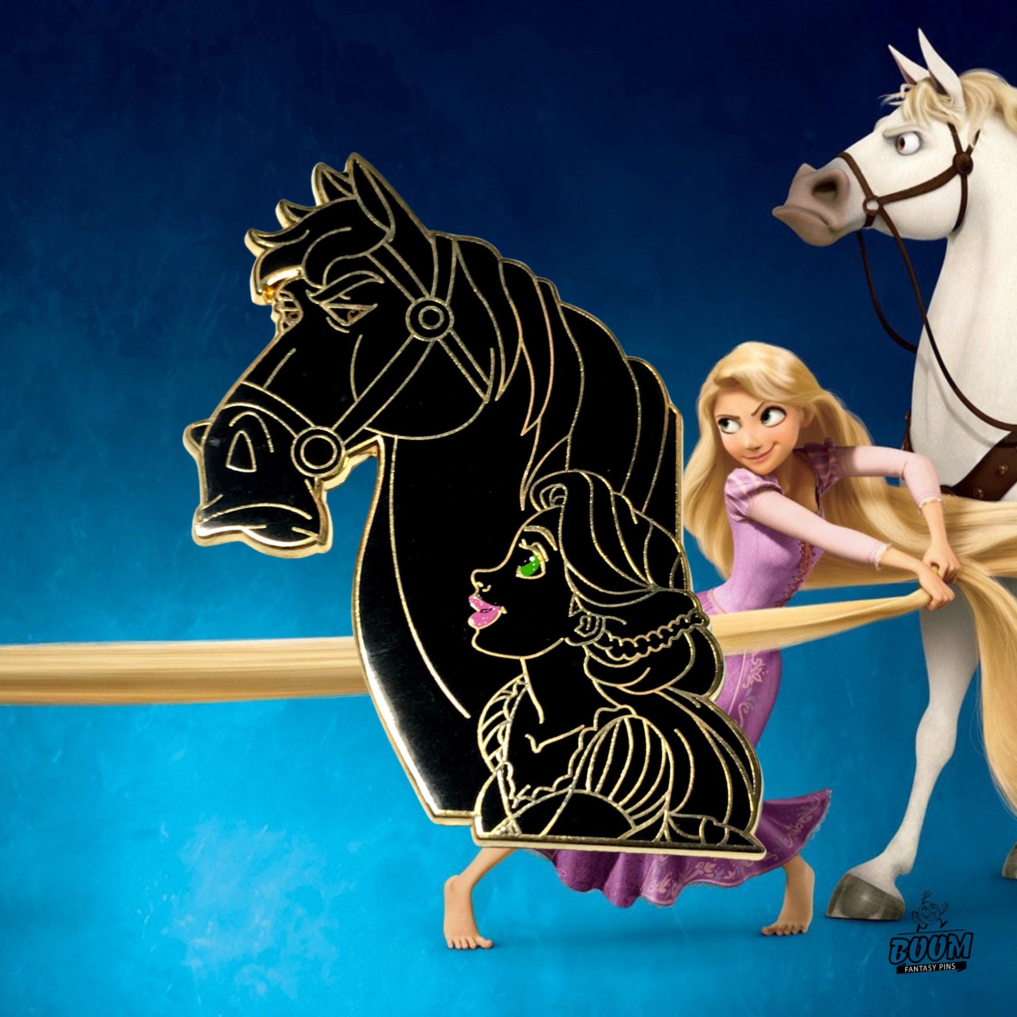 Pin's – Raiponce et Maximus du film Raiponce – Disney Fantasy