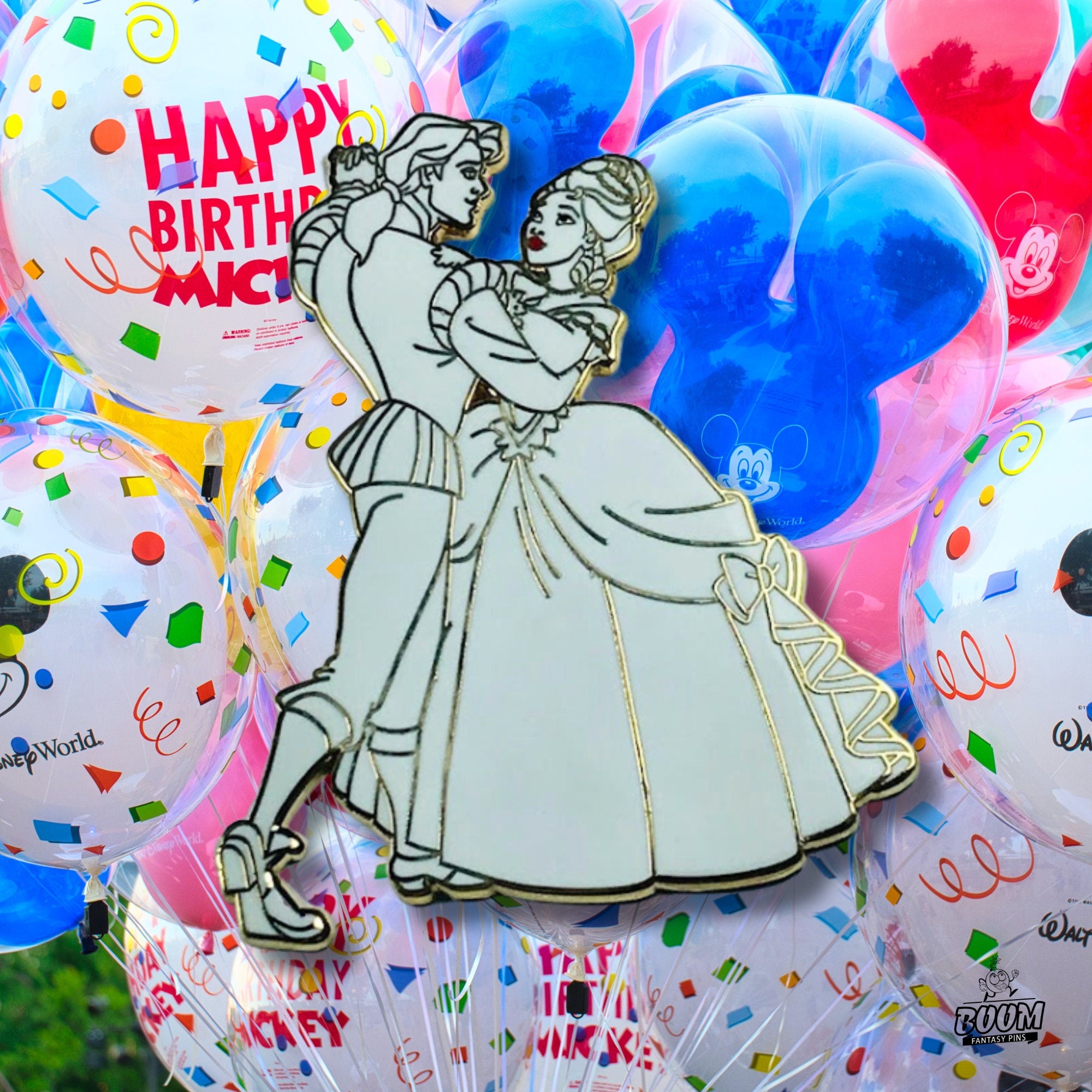 Pin's – Pocahontas et John Smith du film Pocahontas – Disney Fantasy