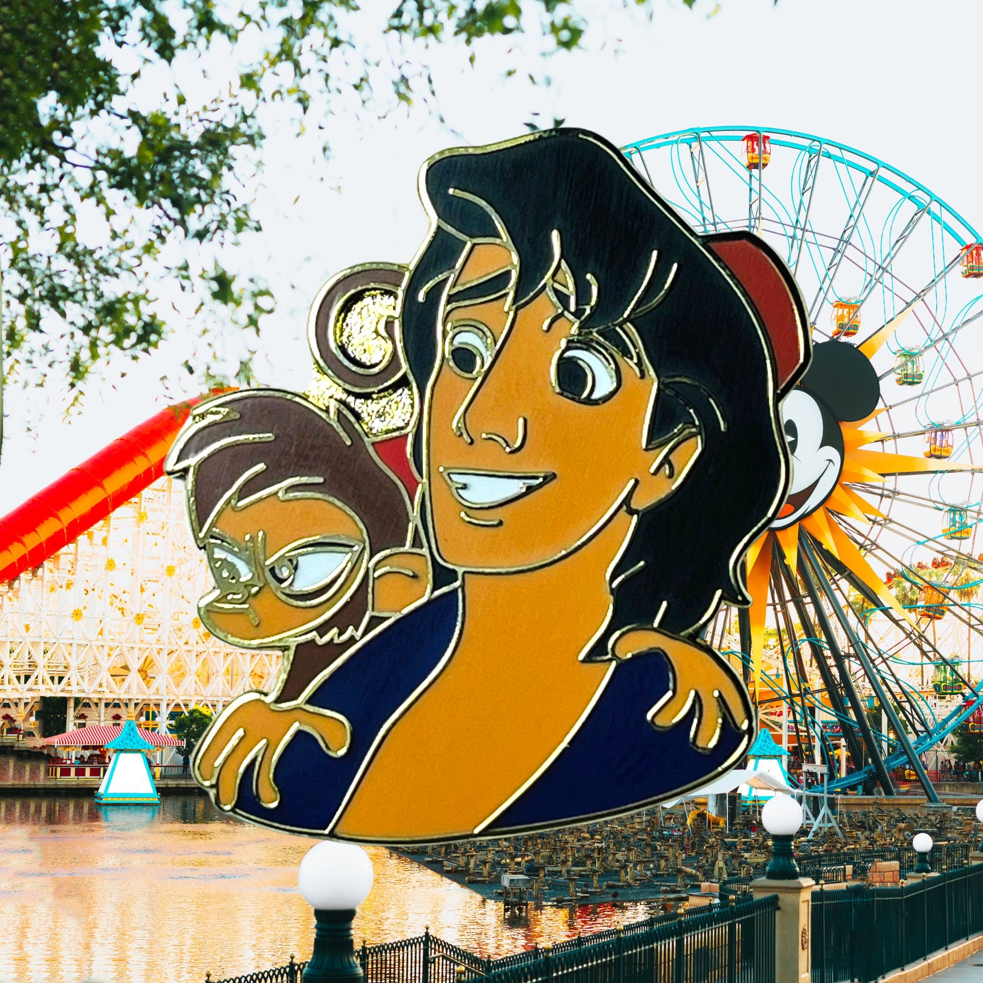 Pin – Aladdin y Abu de Aladdin – Disney Fantasy