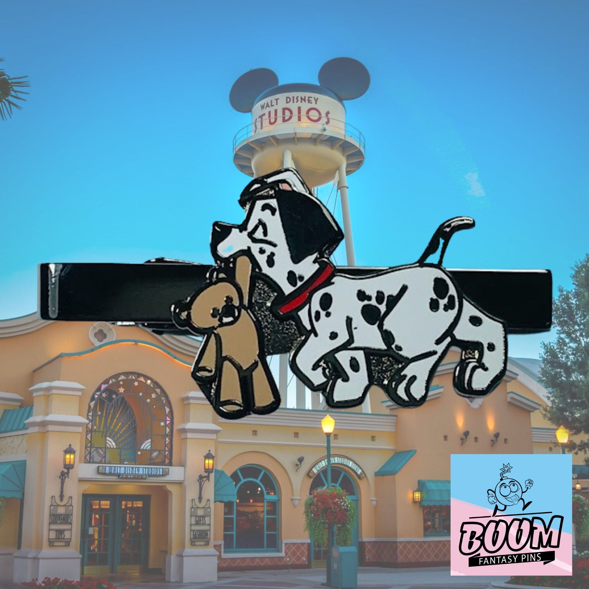 Pinza de corbata – Parche y osito de 101 Dálmatas – Disney Fantasy