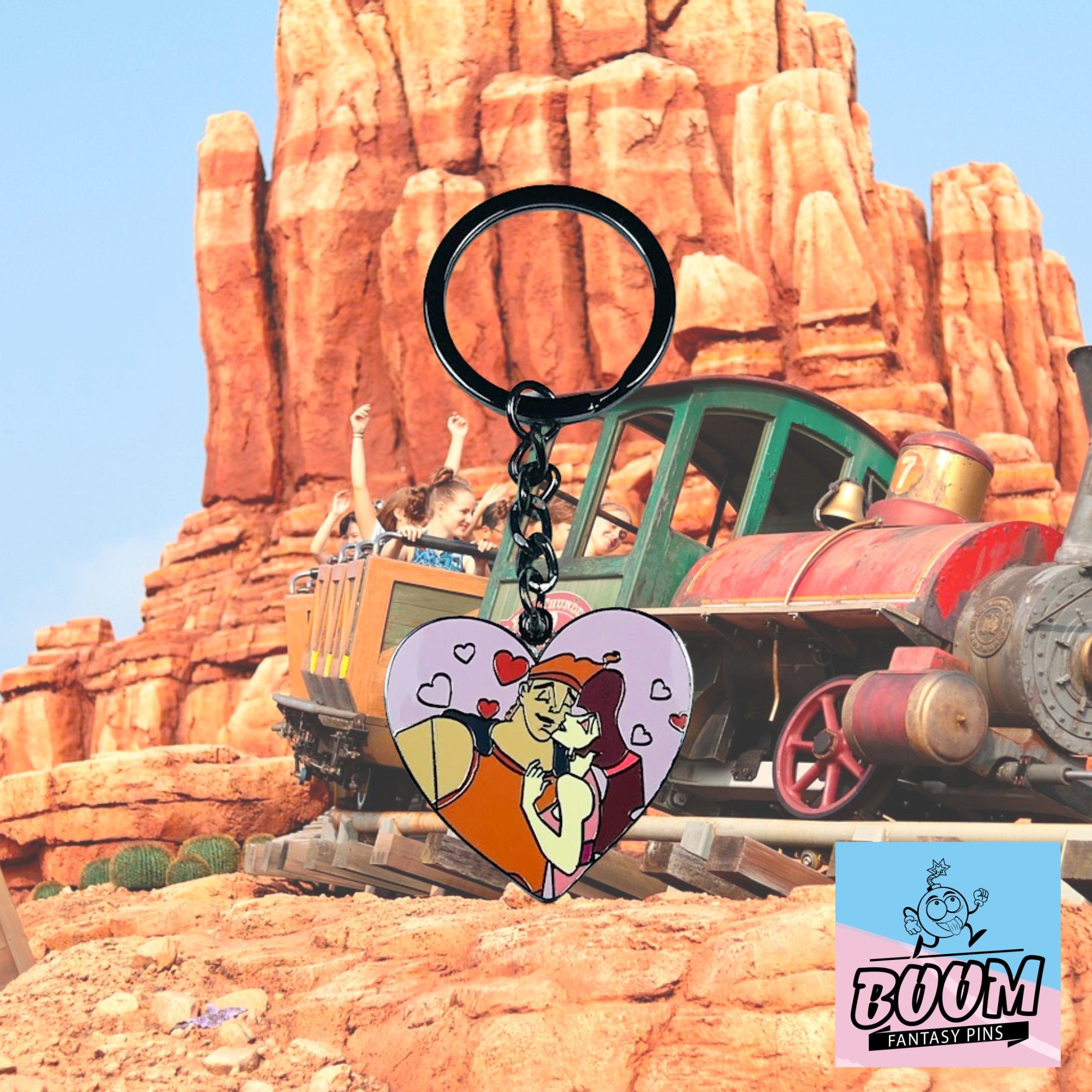 Porte-clés – Hercule et Mégara du film Hercule – Disney Fantasy