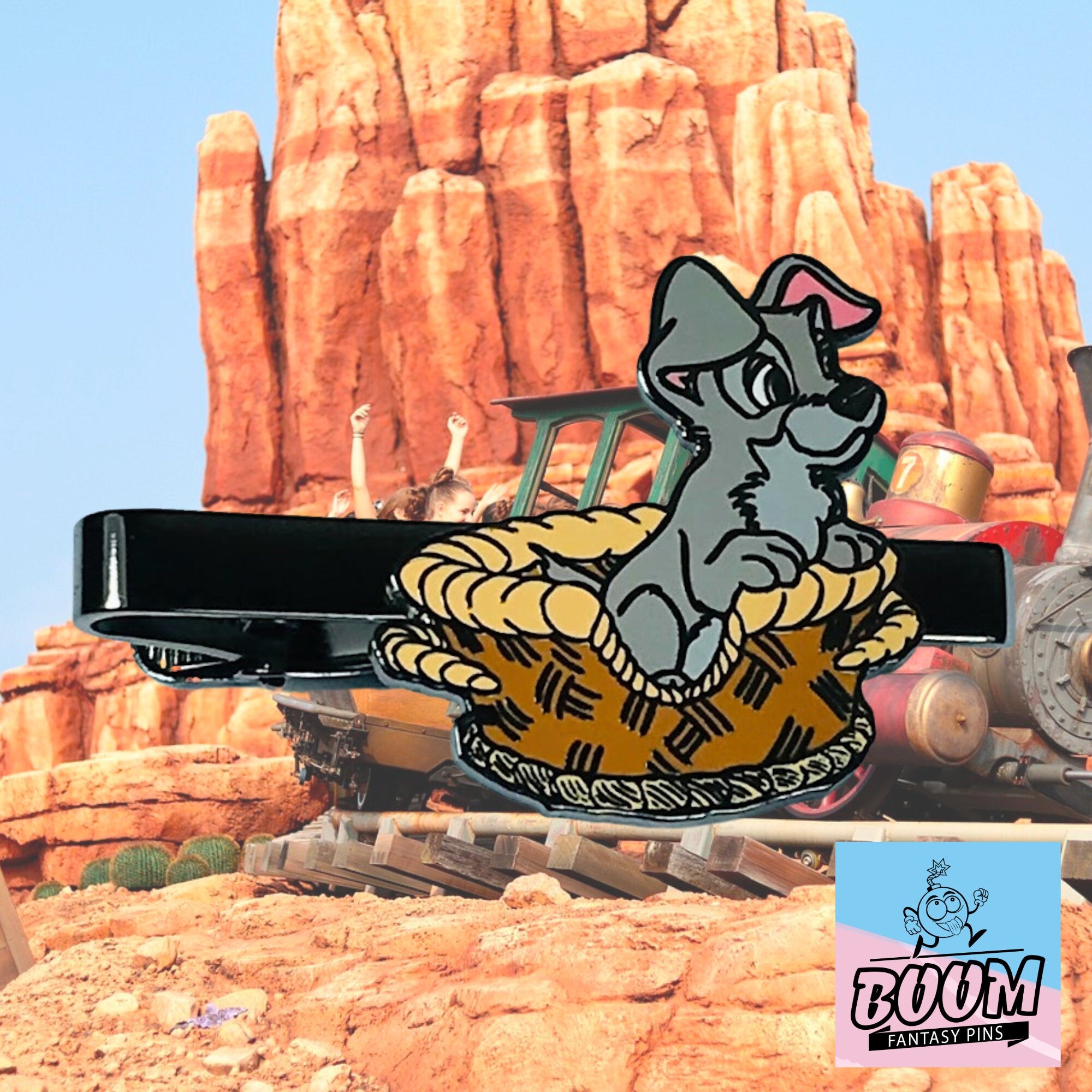 Tie Clip – Tramp from Lady and the Tramp – Disney Fantasy