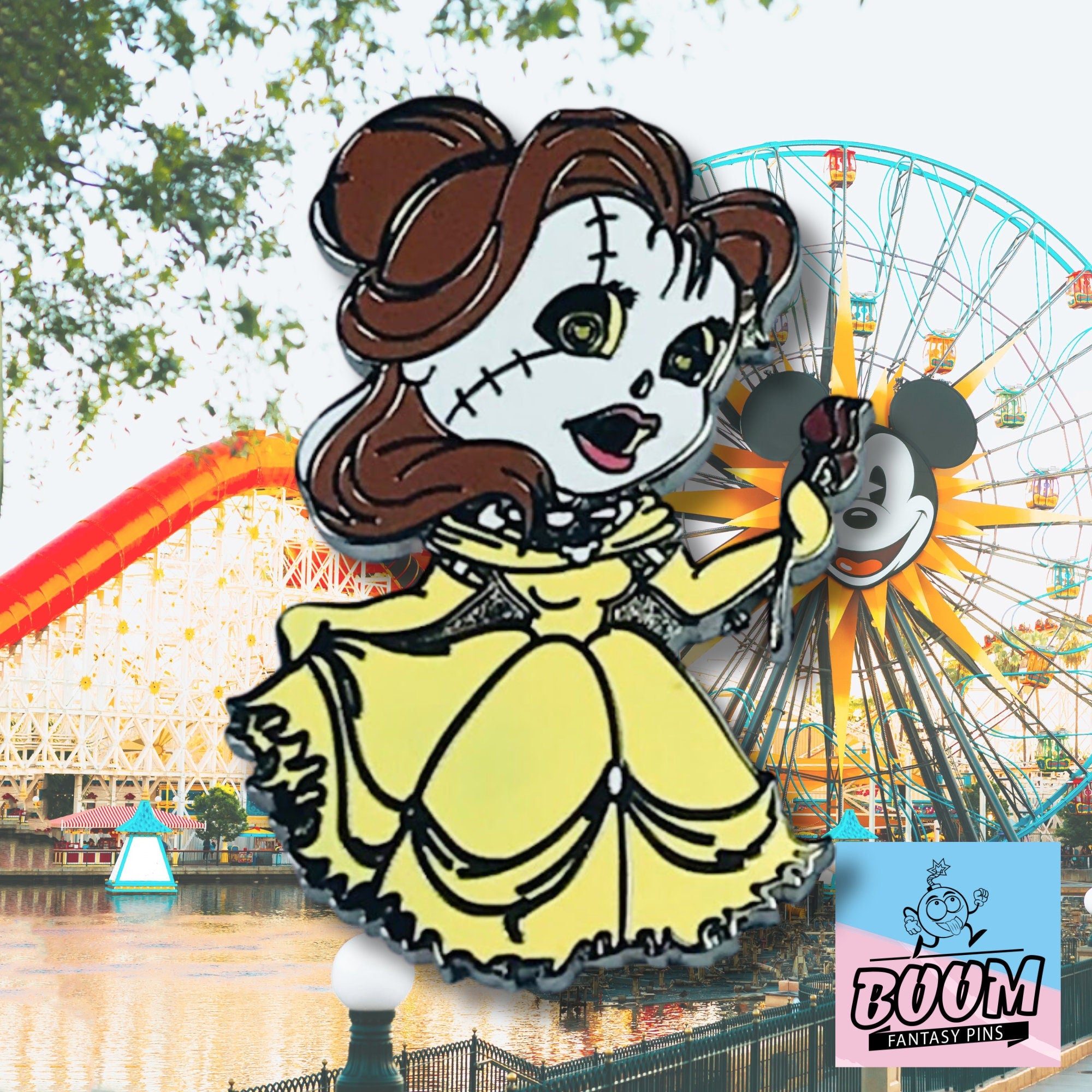 Pin's – Belle en zombie de La Belle et la Bête – Disney Fantasy