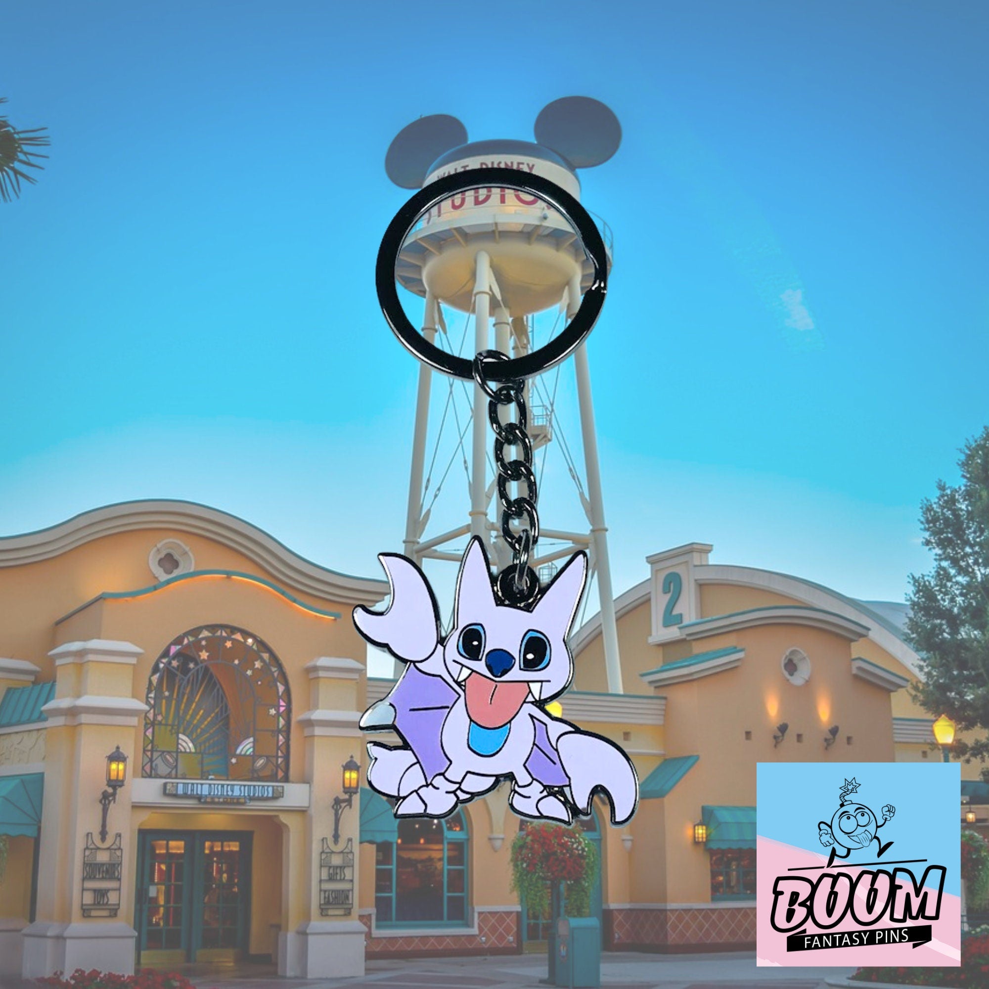 Porte-clés – Expérience 626 Stitch en Gligar de Lilo &amp; Stitch – Disney Fantasy