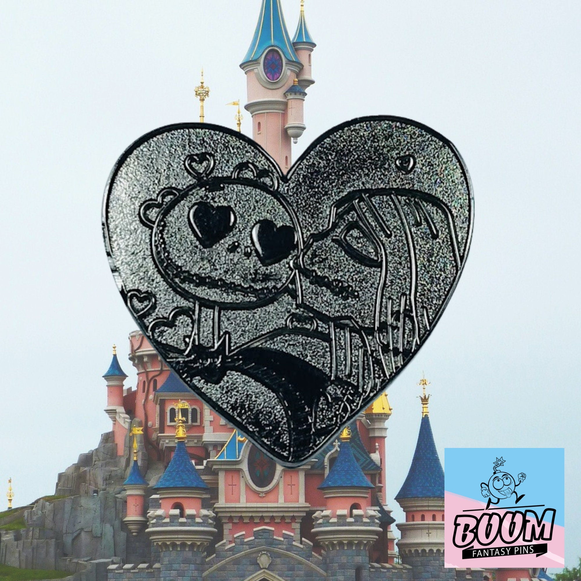 Pin's – Jack Skellington et Sally de L'Étrange Noël de Monsieur Jack – Disney Fantasy