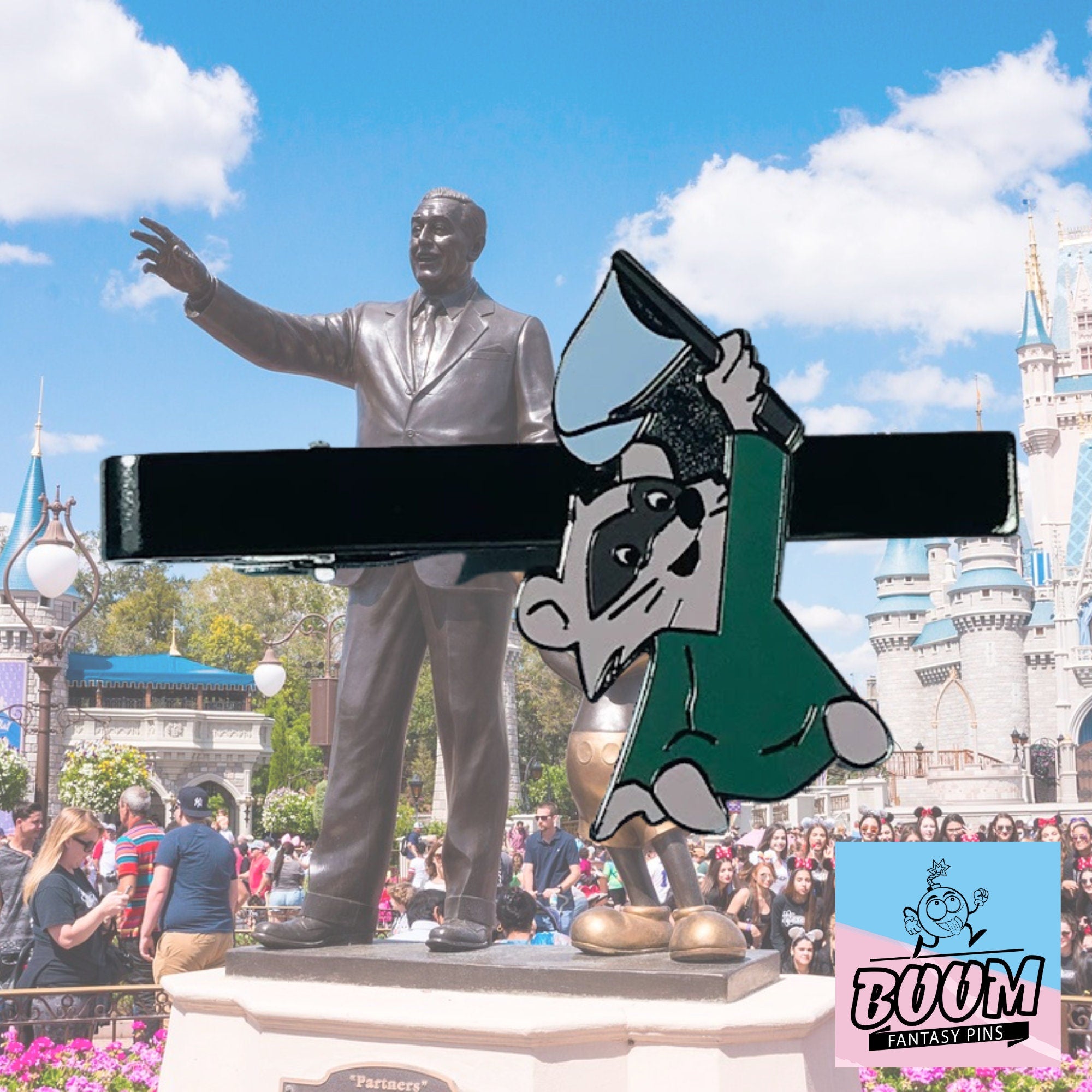 Pinza de corbata – Mapache de bandera azul de Robin Hood – Disney Fantasy